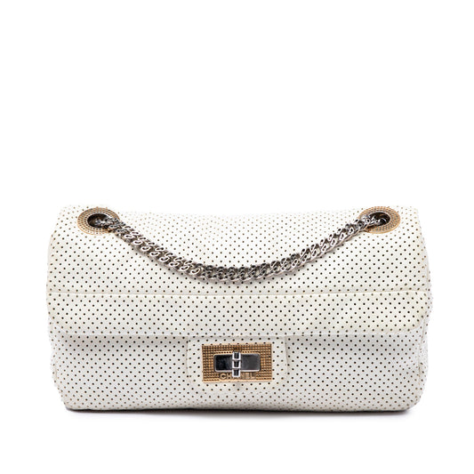 Chanel Small Perforated Calfskin Reissue 2.55 Drill Flap