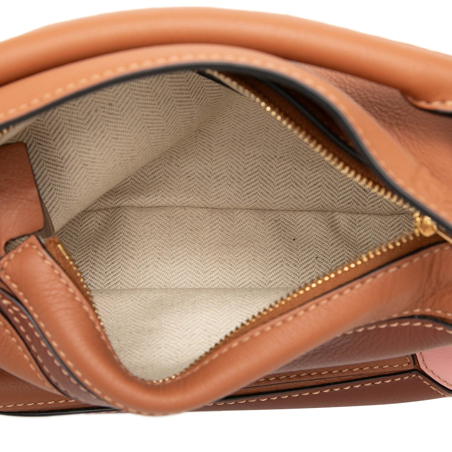 LOEWE Mini Tricolor Calfskin Puzzle Satchel