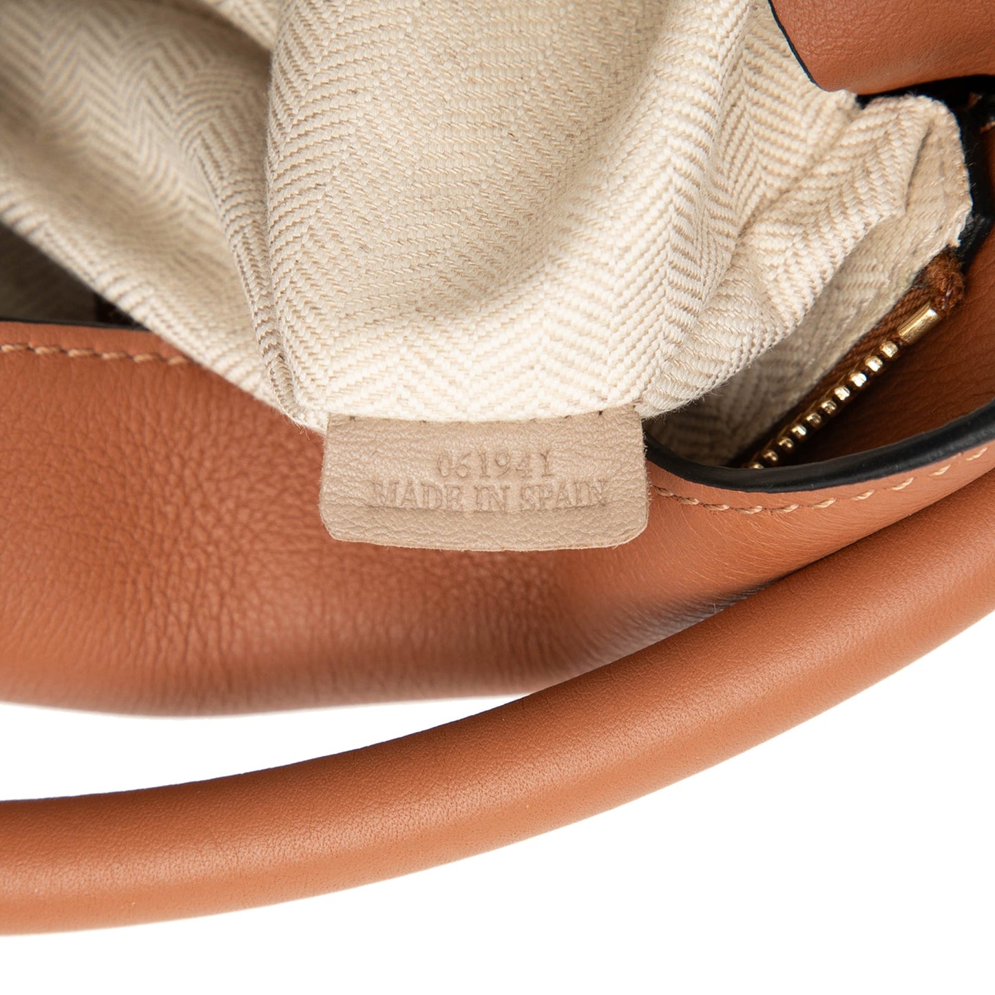 LOEWE Mini Tricolor Calfskin Puzzle Satchel