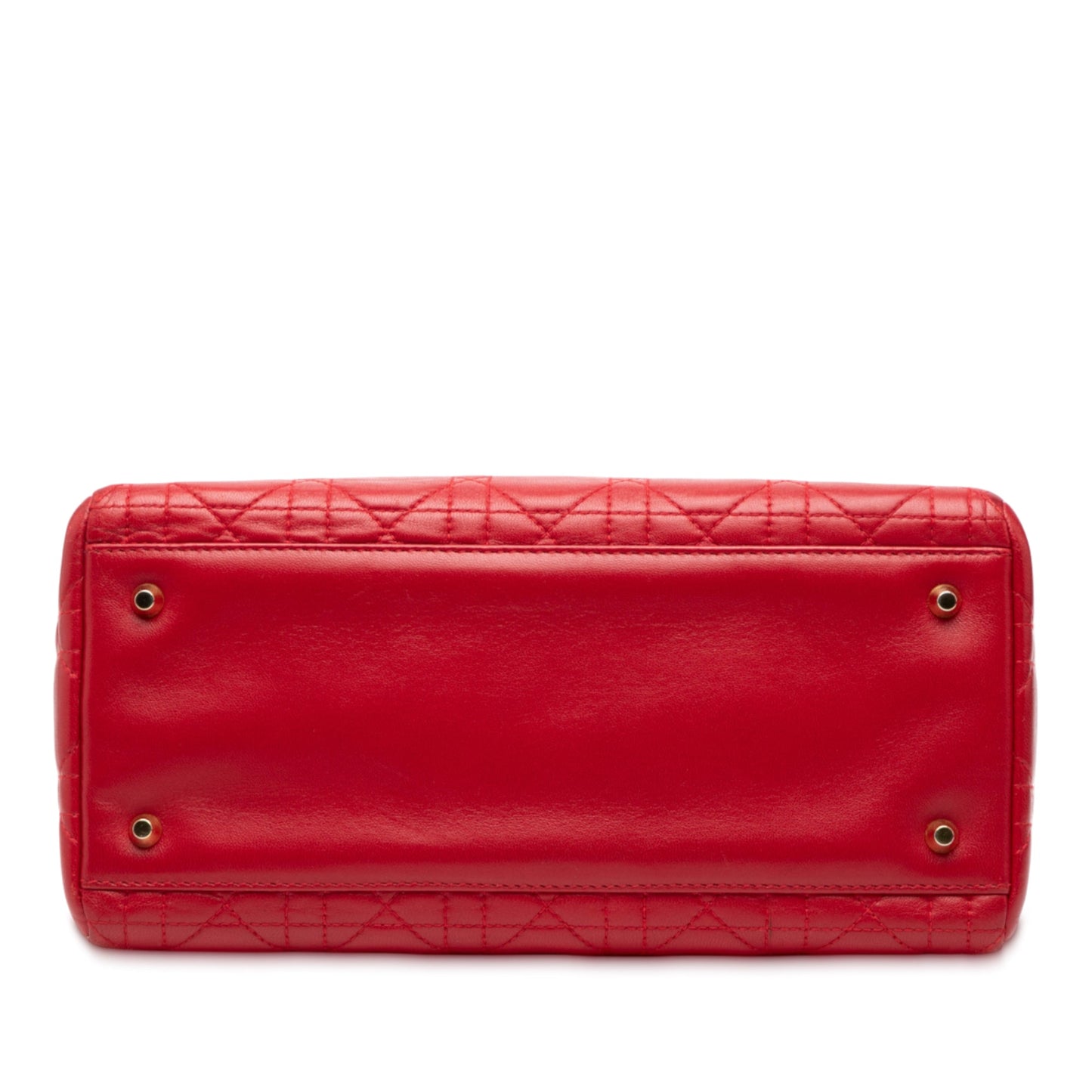 Dior Medium Lambskin Cannage Lady Dior