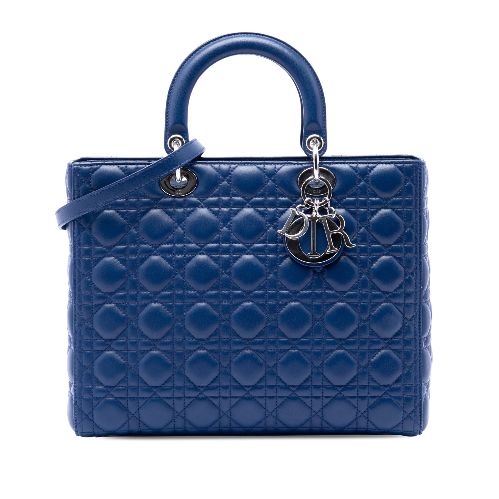 Dior Large Lambskin Cannage Lady Dior