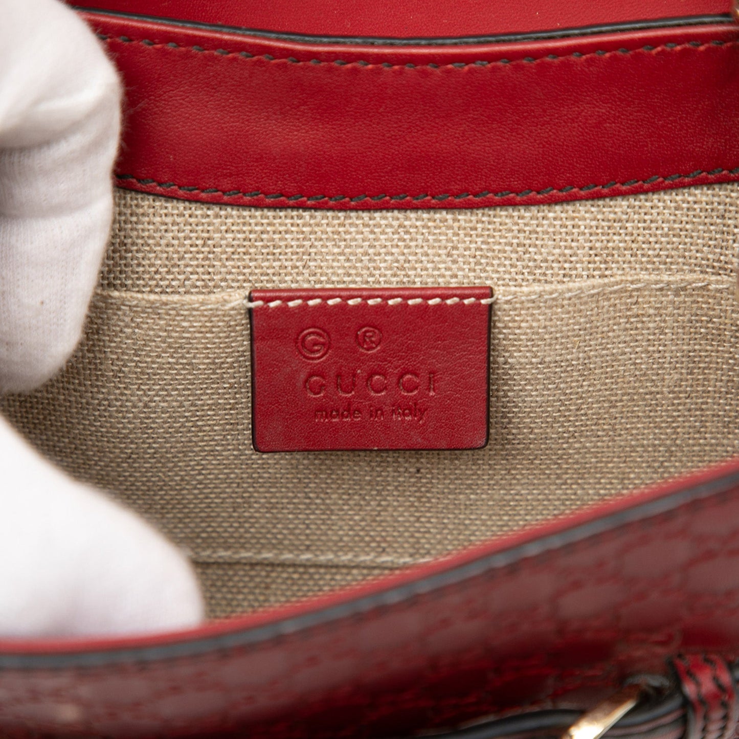 Gucci Mini Microguccissima Emily Crossbody