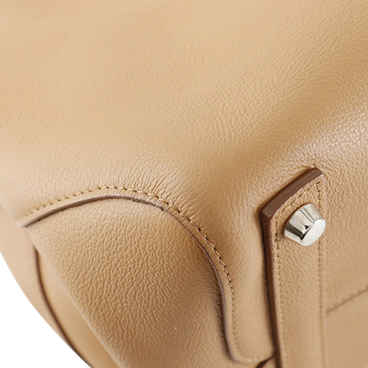 Dior Medium Calfskin Open Bar Satchel — Brown