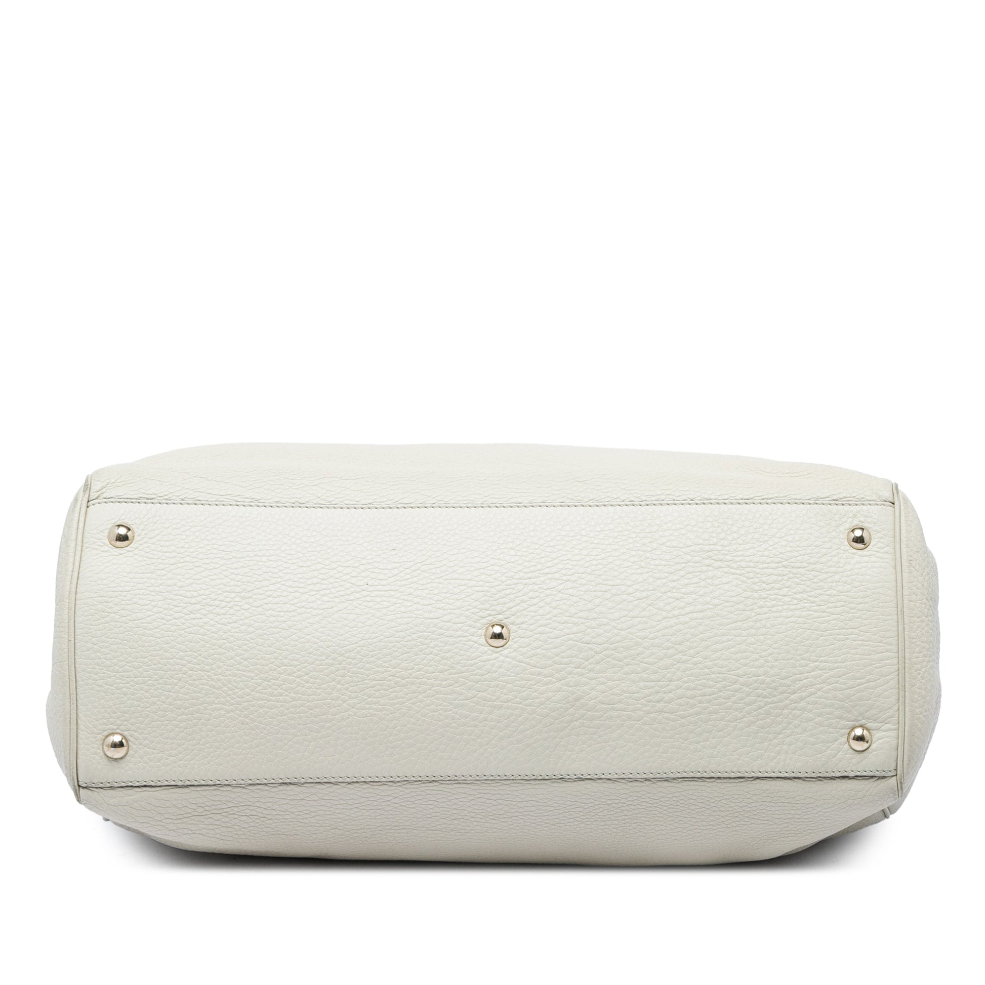 Gucci Large Calfskin Bamboo Shopper Satchel