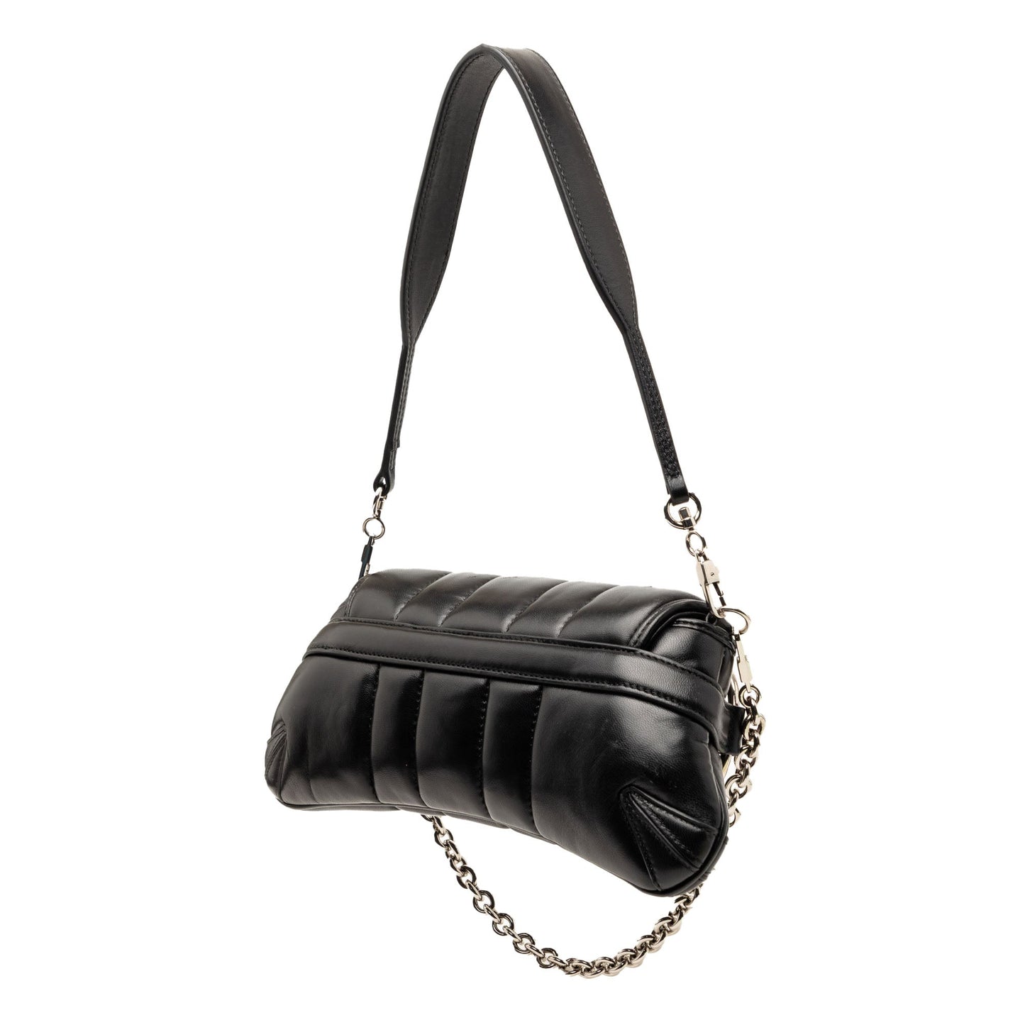 Gucci Small Quilted Leather Horsebit Chain Satchel