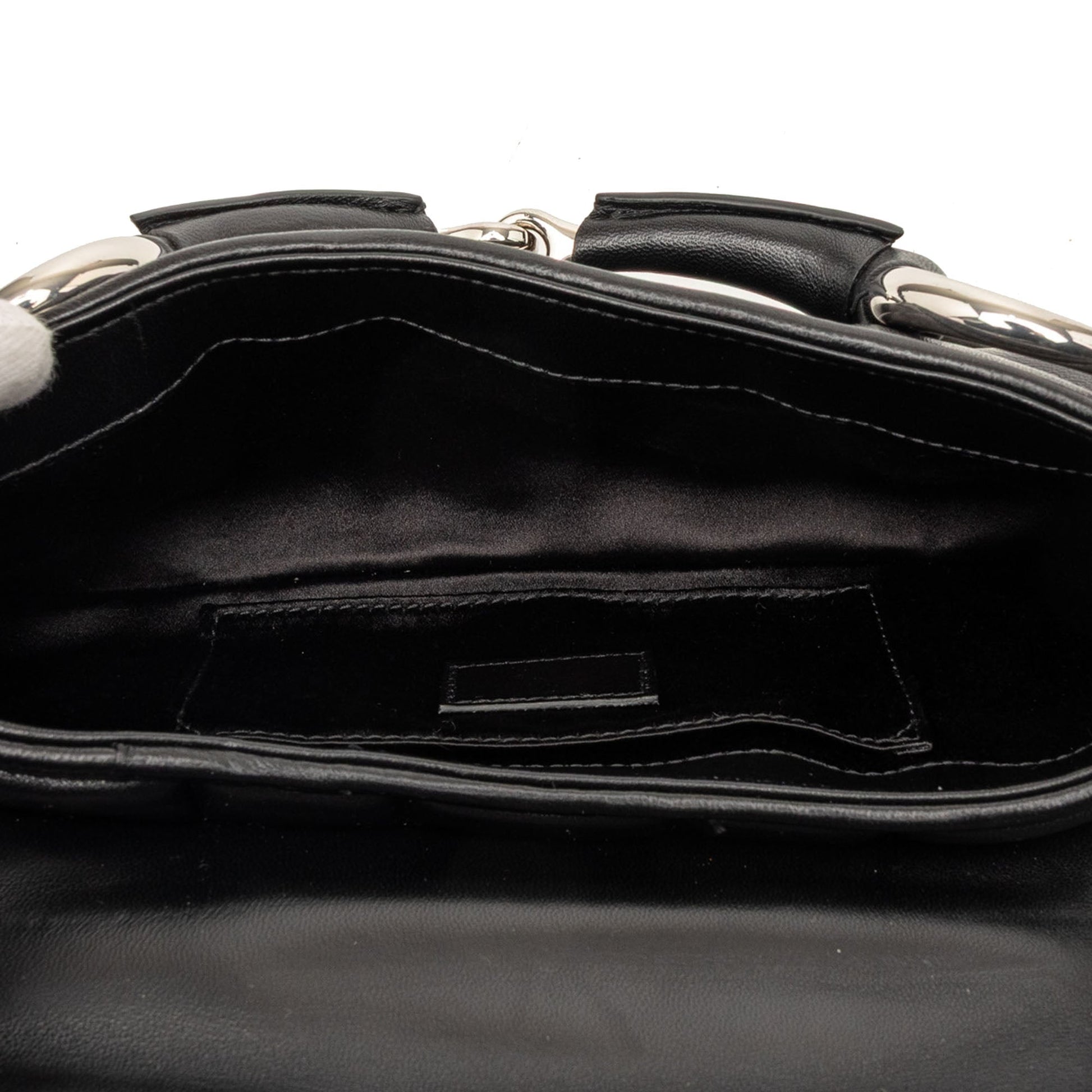 Gucci Small Quilted Leather Horsebit Chain Satchel