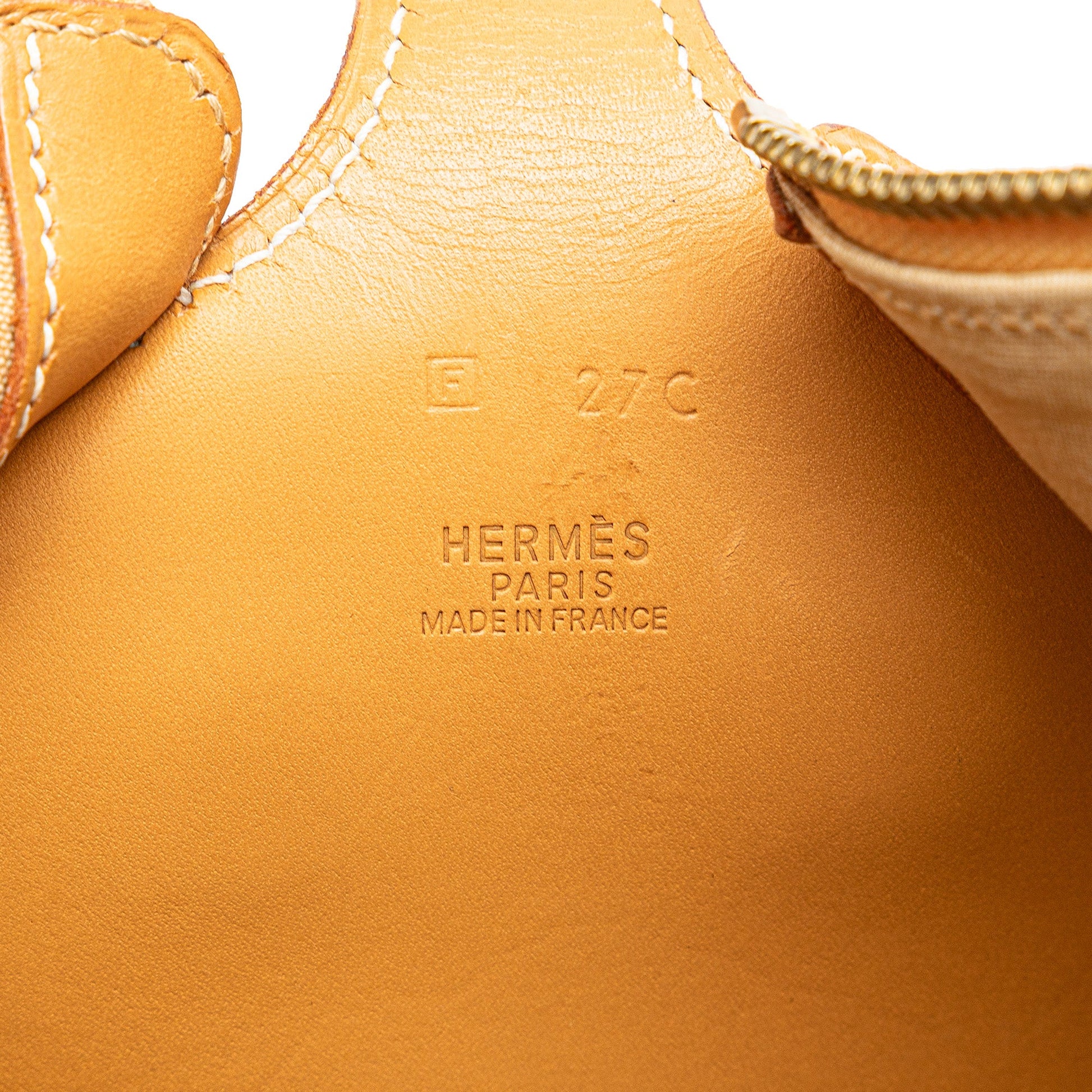 Hermès Denim and Calfskin Sac Doremi 33