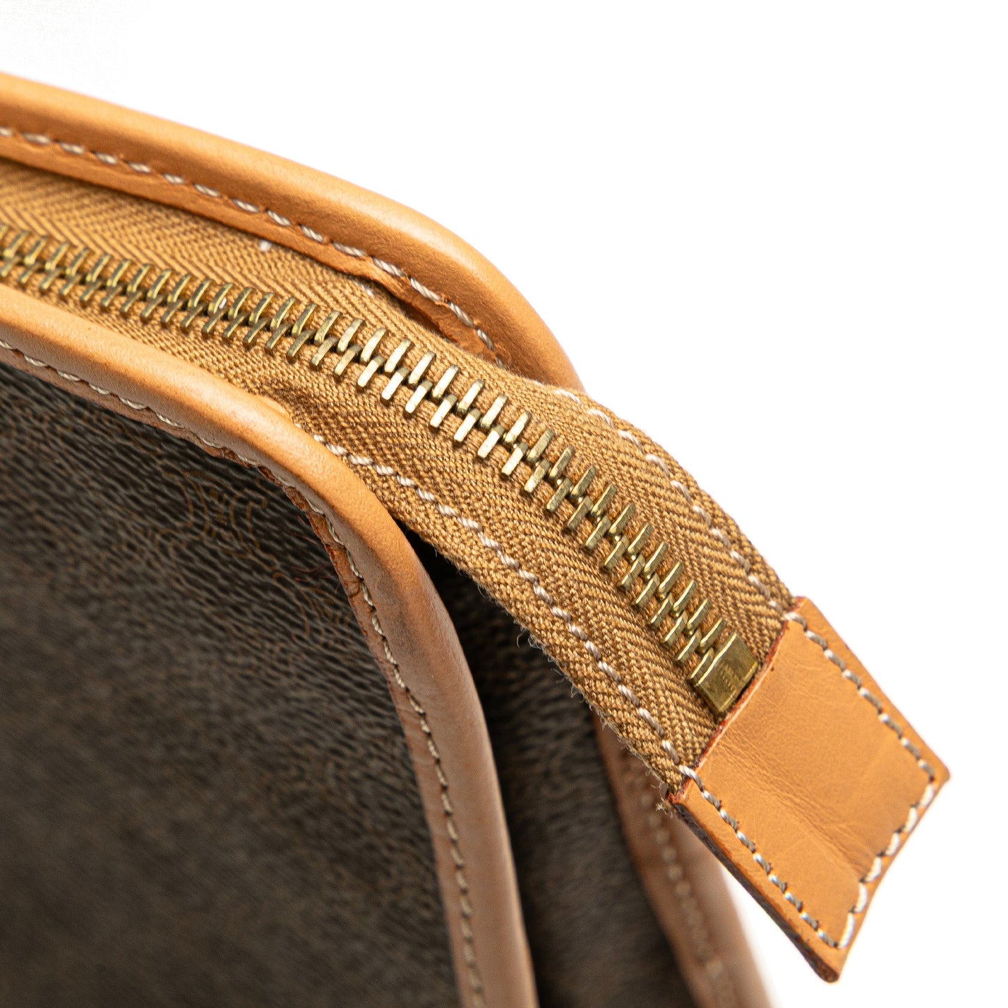 Celine Macadam Coated Canvas Clutch