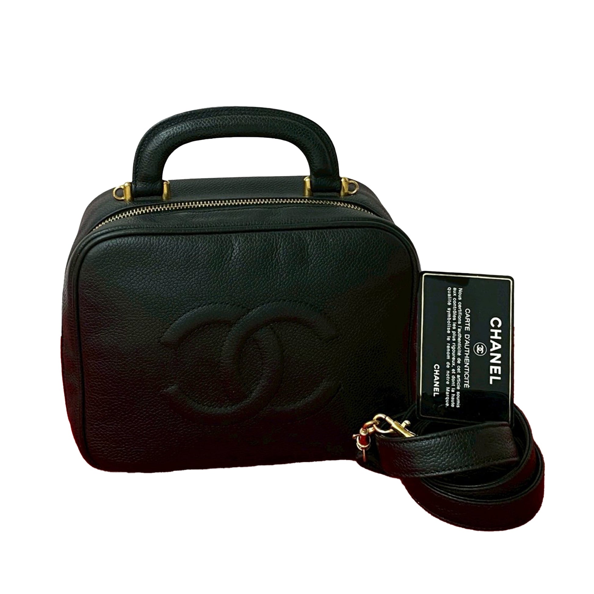 Chanel CC Caviar Vanity Case
