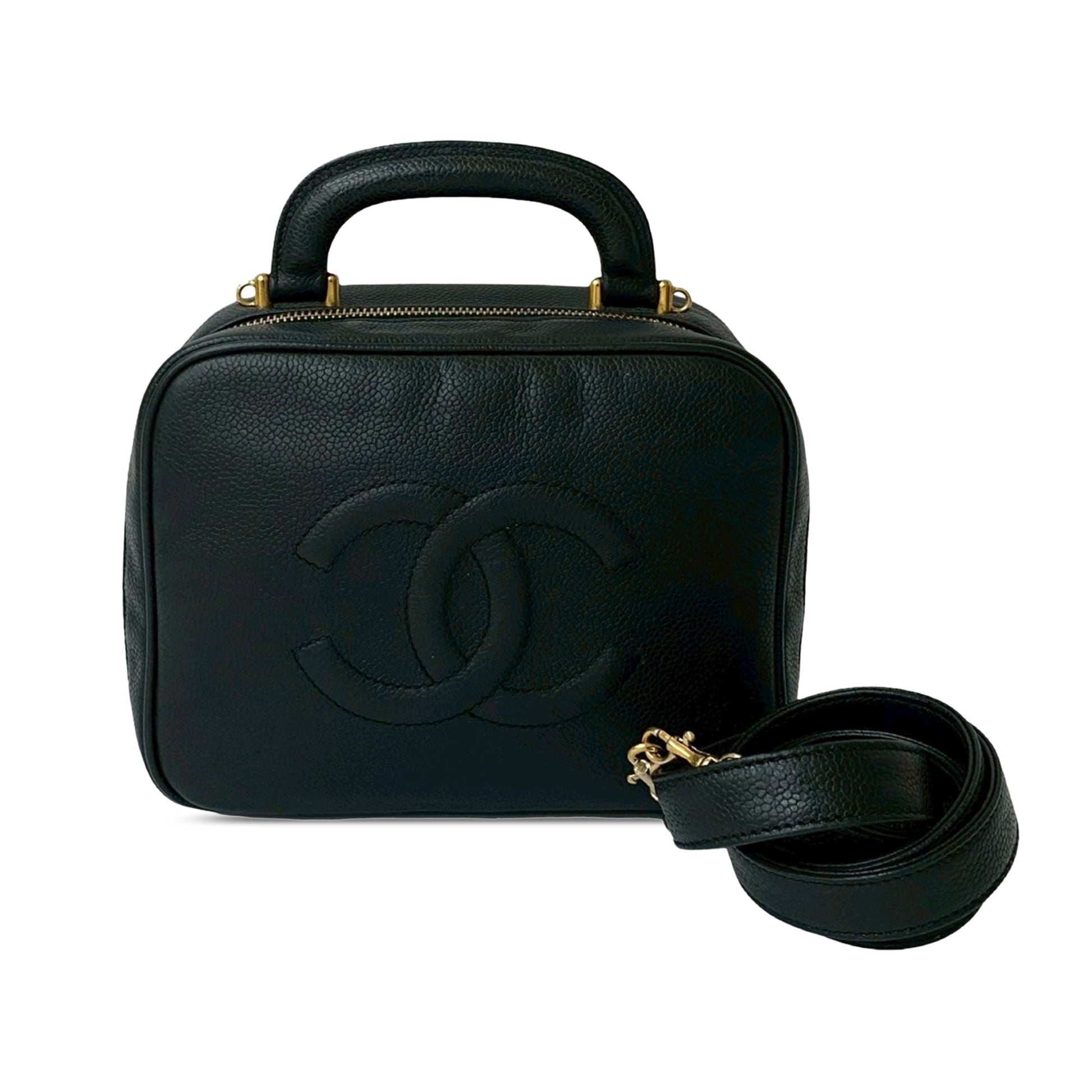 Chanel CC Caviar Vanity Case
