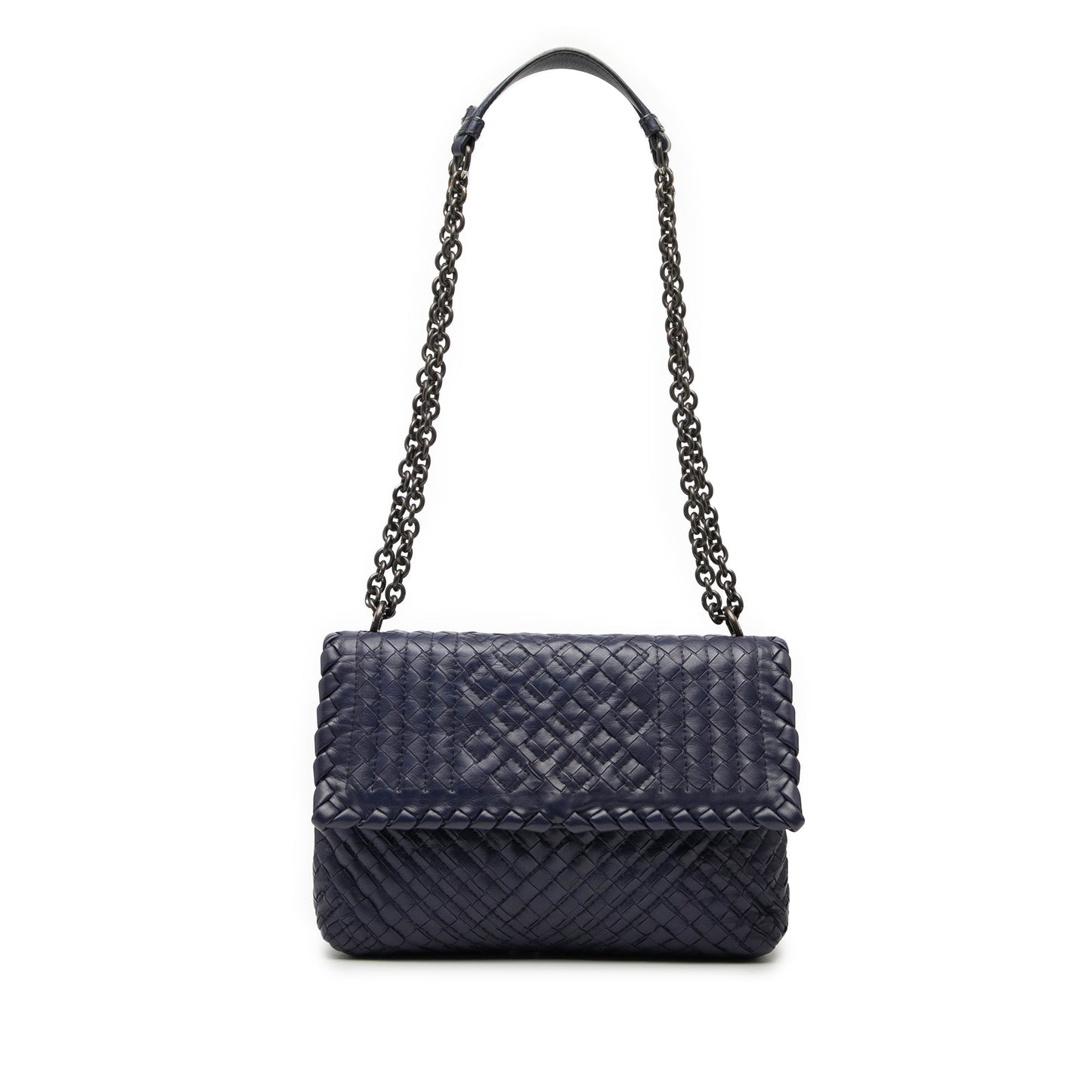 Bottega Veneta Small Nappa Intrecciato Boutis Olimpia Shoulder Bag