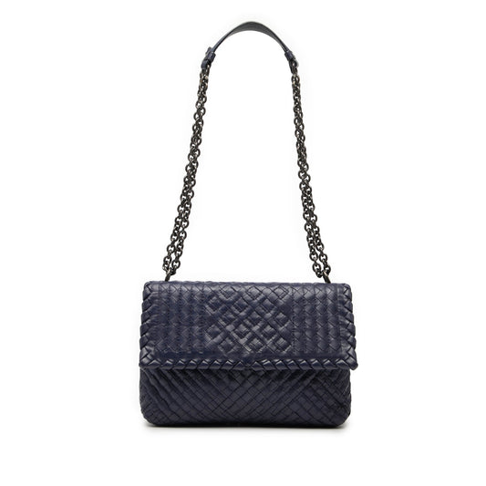 Bottega Veneta Small Nappa Intrecciato Boutis Olimpia Shoulder Bag