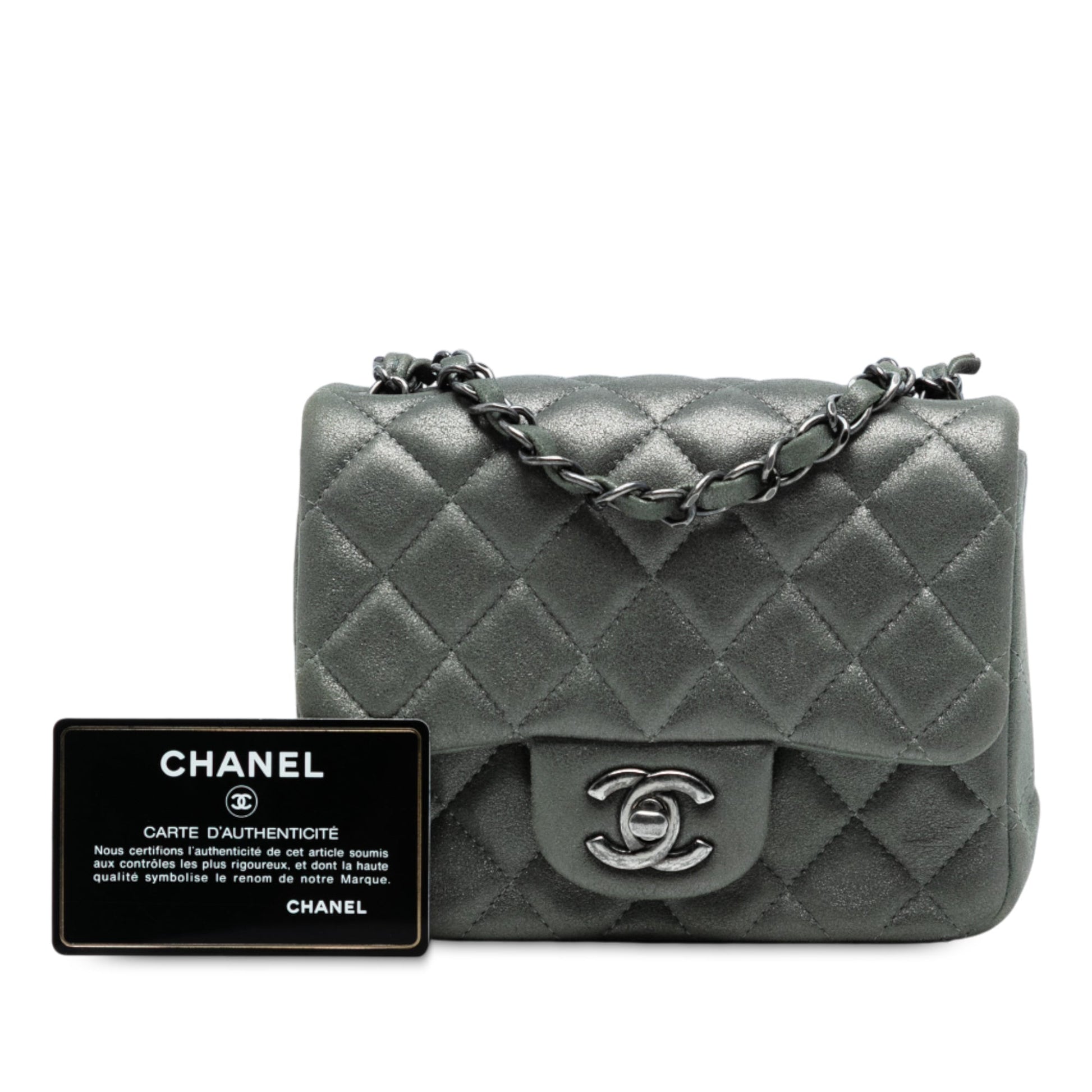 Chanel Mini Square Classic Lambskin Single Flap