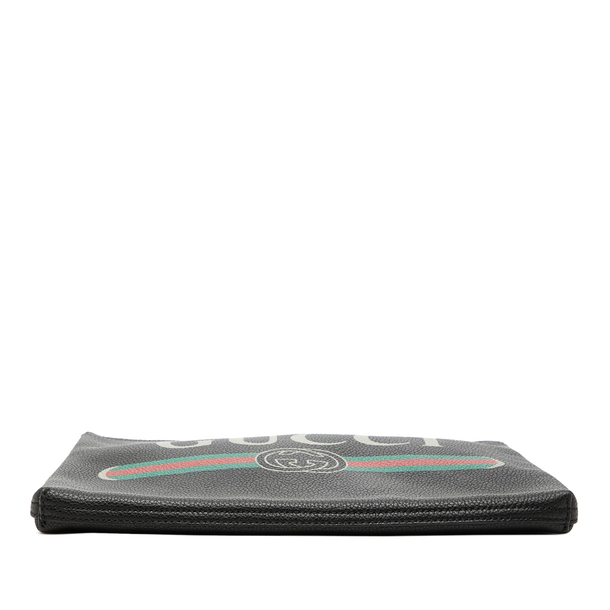 Gucci Medium Calfskin Logo Portfolio Clutch