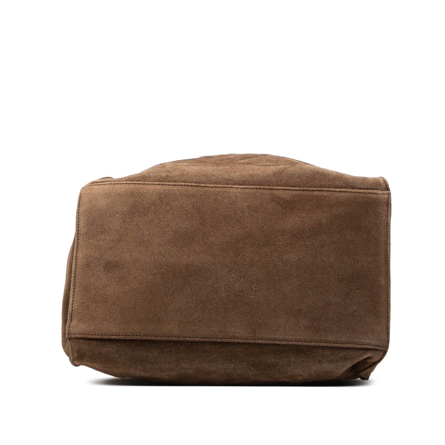Chanel CC Suede Bucket Bag