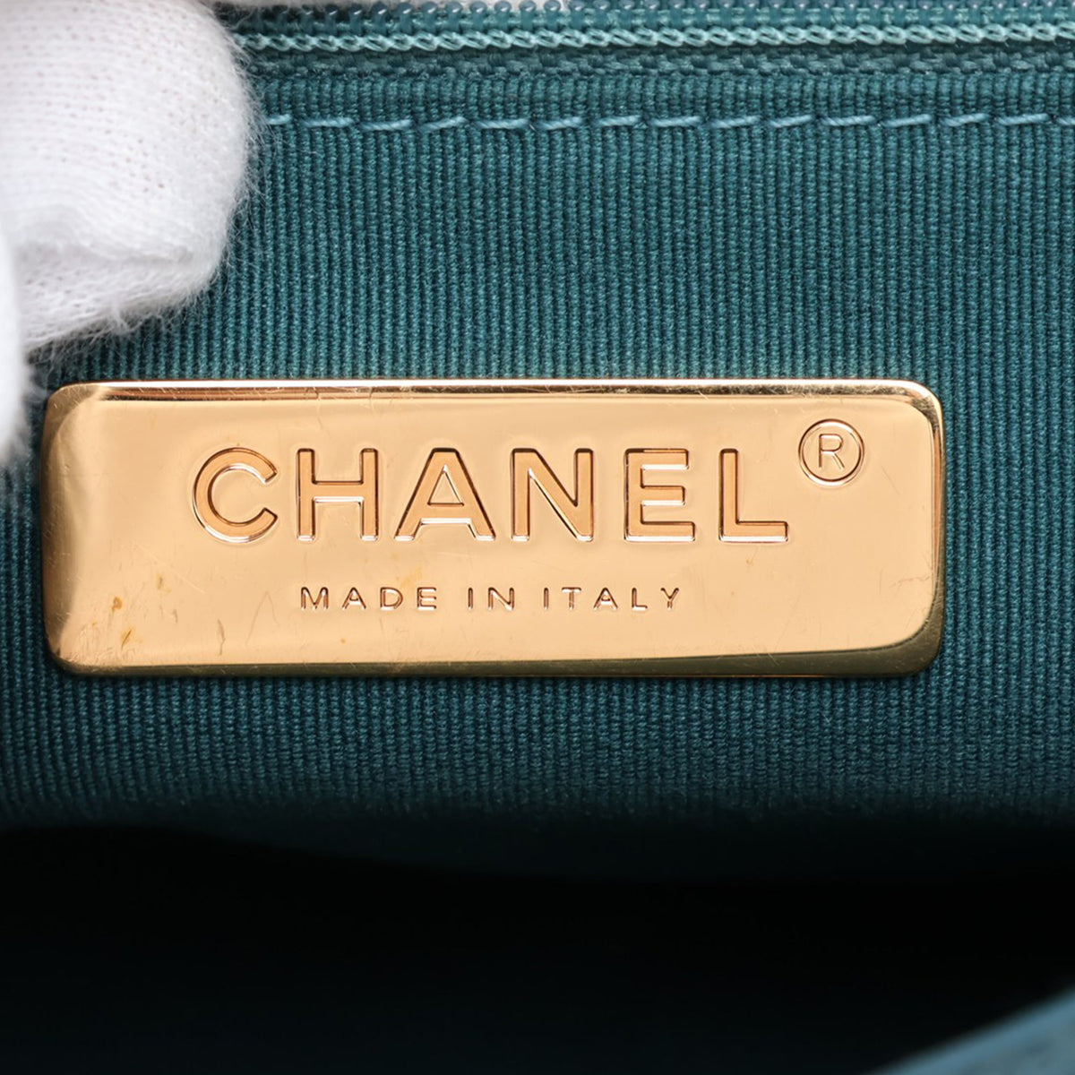 Chanel Medium Tweed 19 Flap — Blue