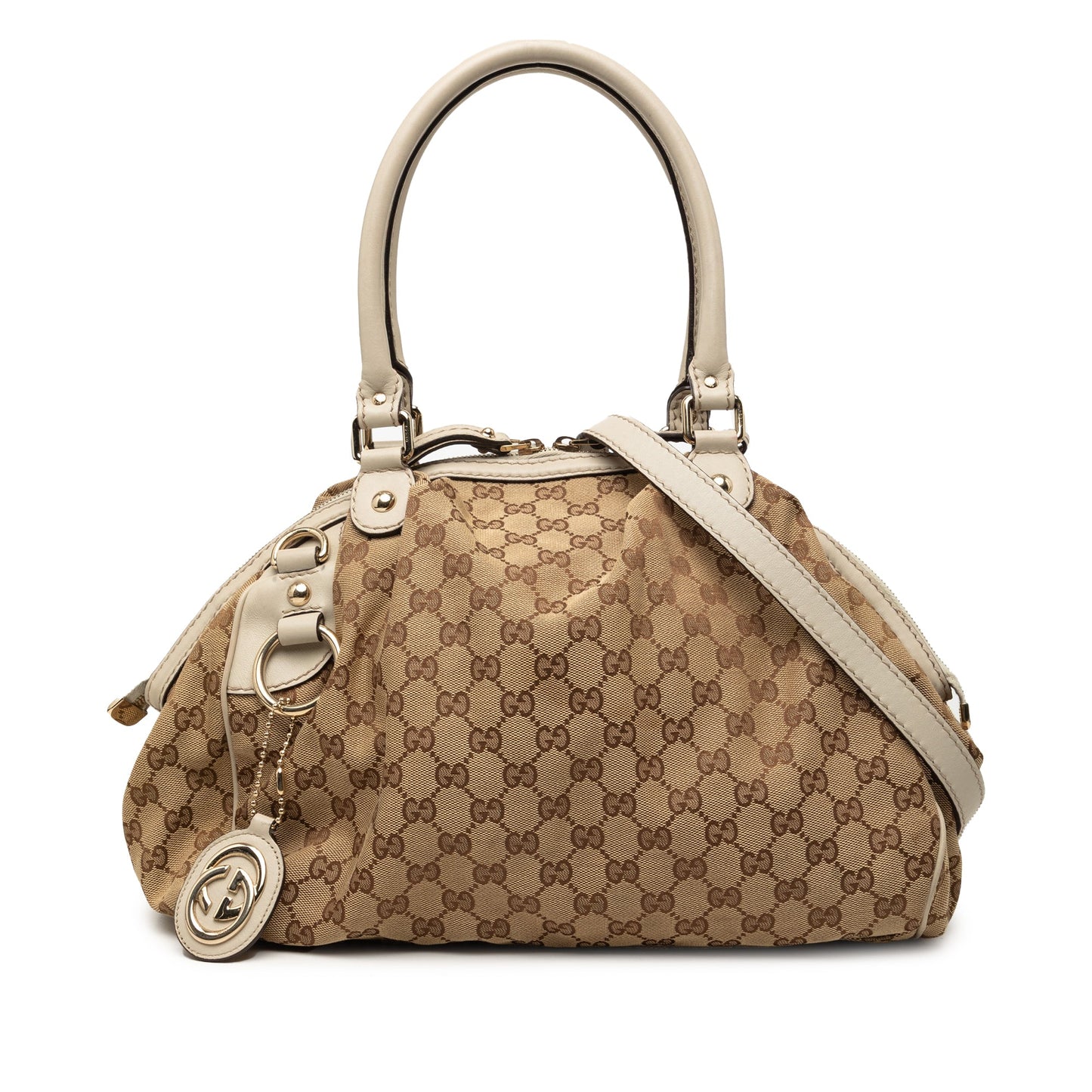 Gucci GG Canvas Sukey Satchel