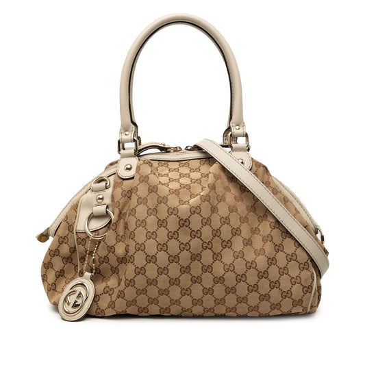 Gucci GG Canvas Sukey Satchel
