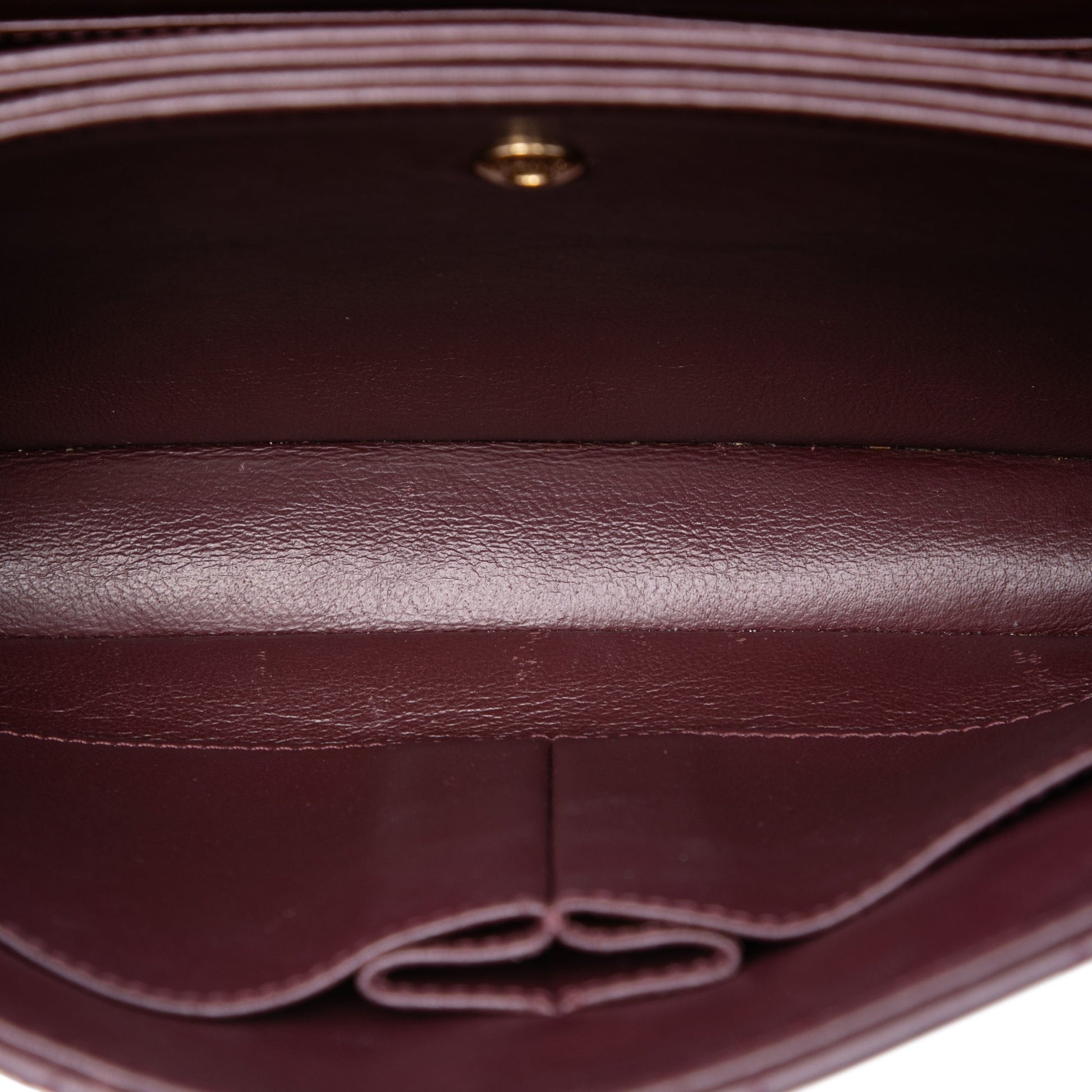 Chanel Diagonal Quilted Lambskin CC Signature Flap