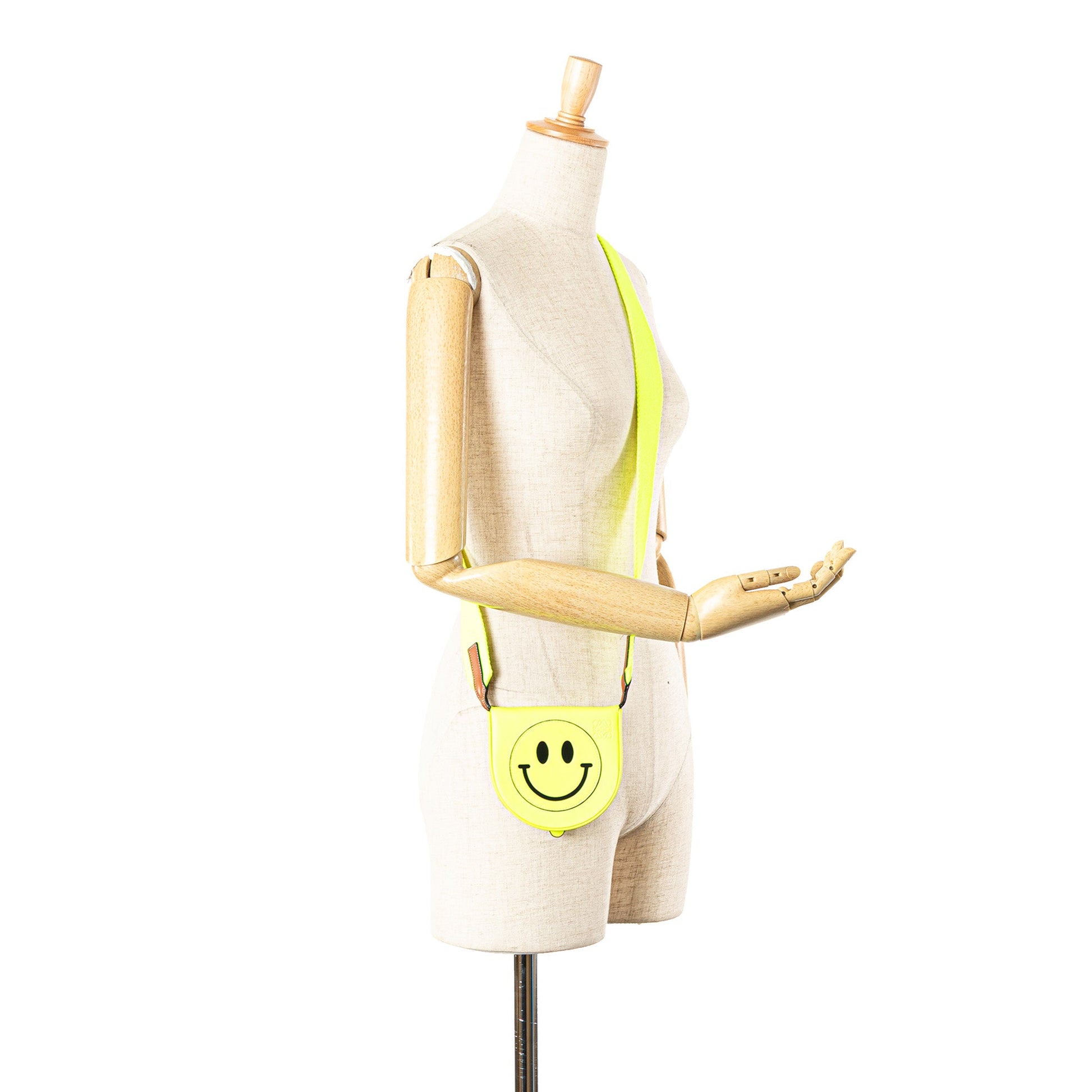 LOEWE Small Smooth Calfskin Smiley Heel Crossbody