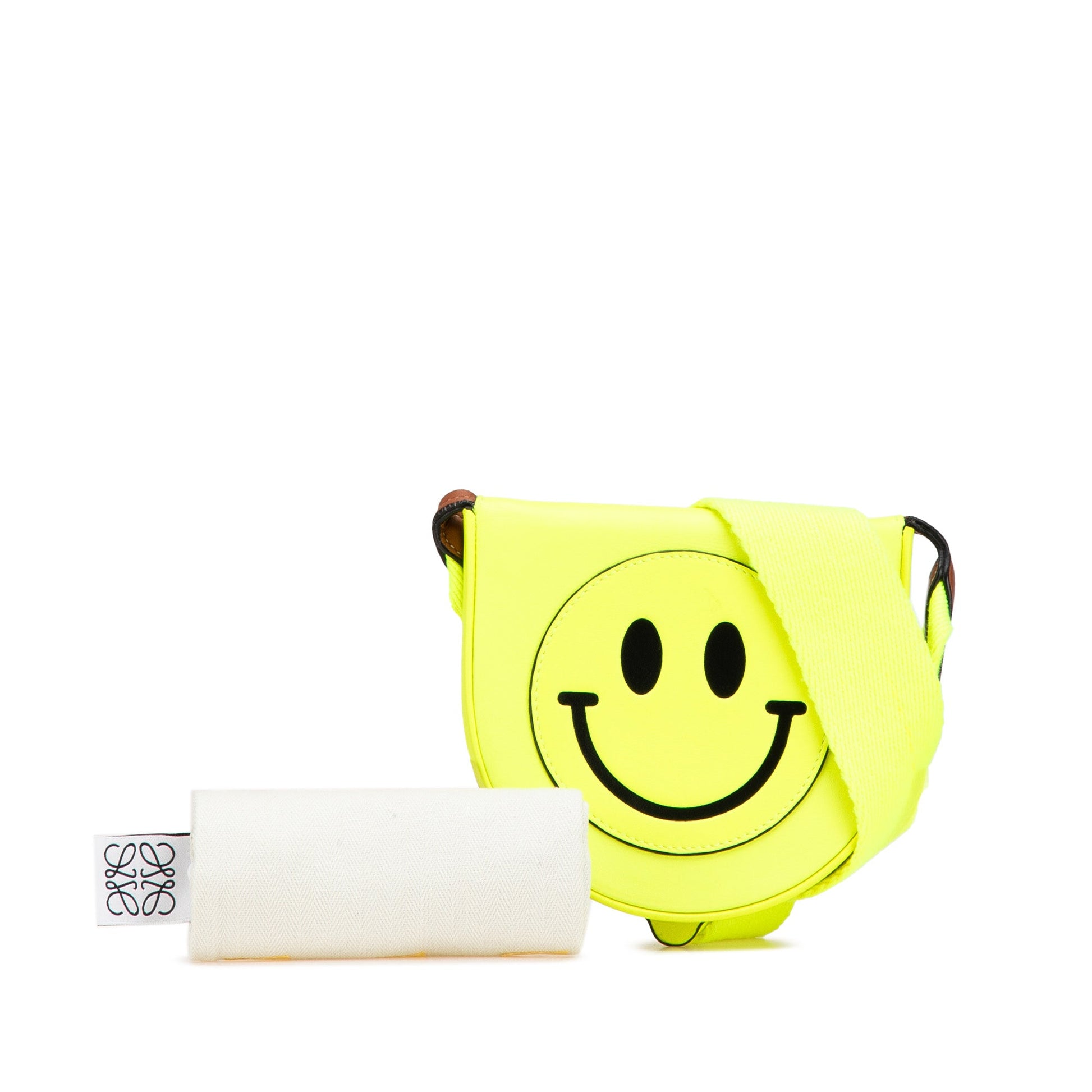 LOEWE Small Smooth Calfskin Smiley Heel Crossbody