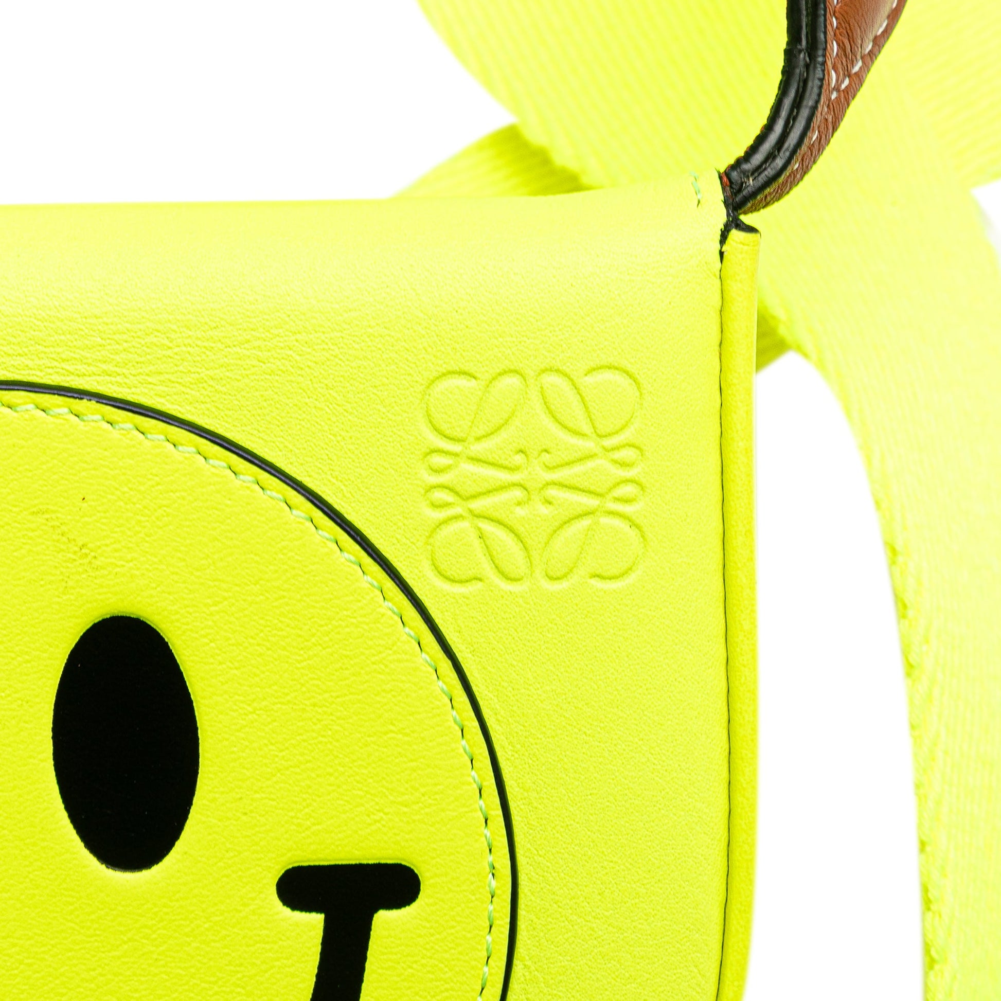 LOEWE Small Smooth Calfskin Smiley Heel Crossbody