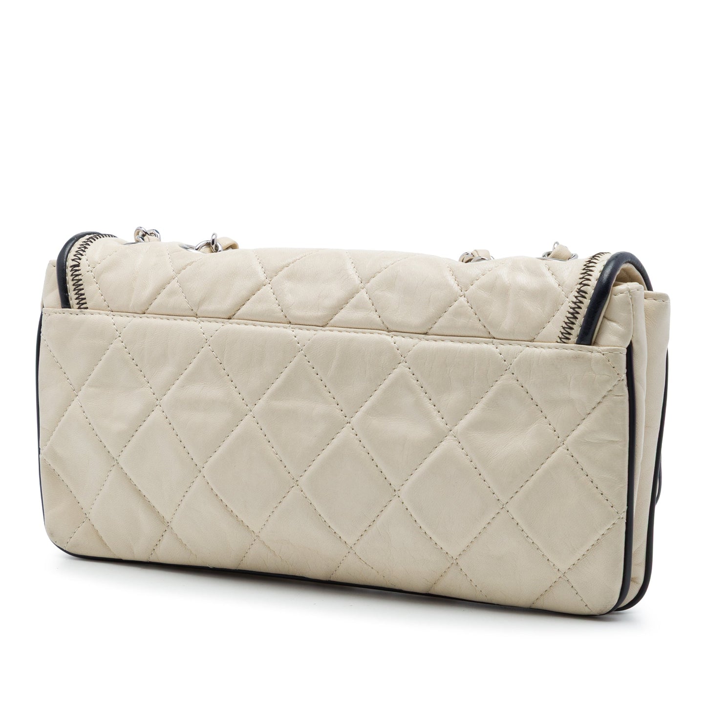 Chanel Quilted Aged Lambskin Reissue 2.55 East West Flap