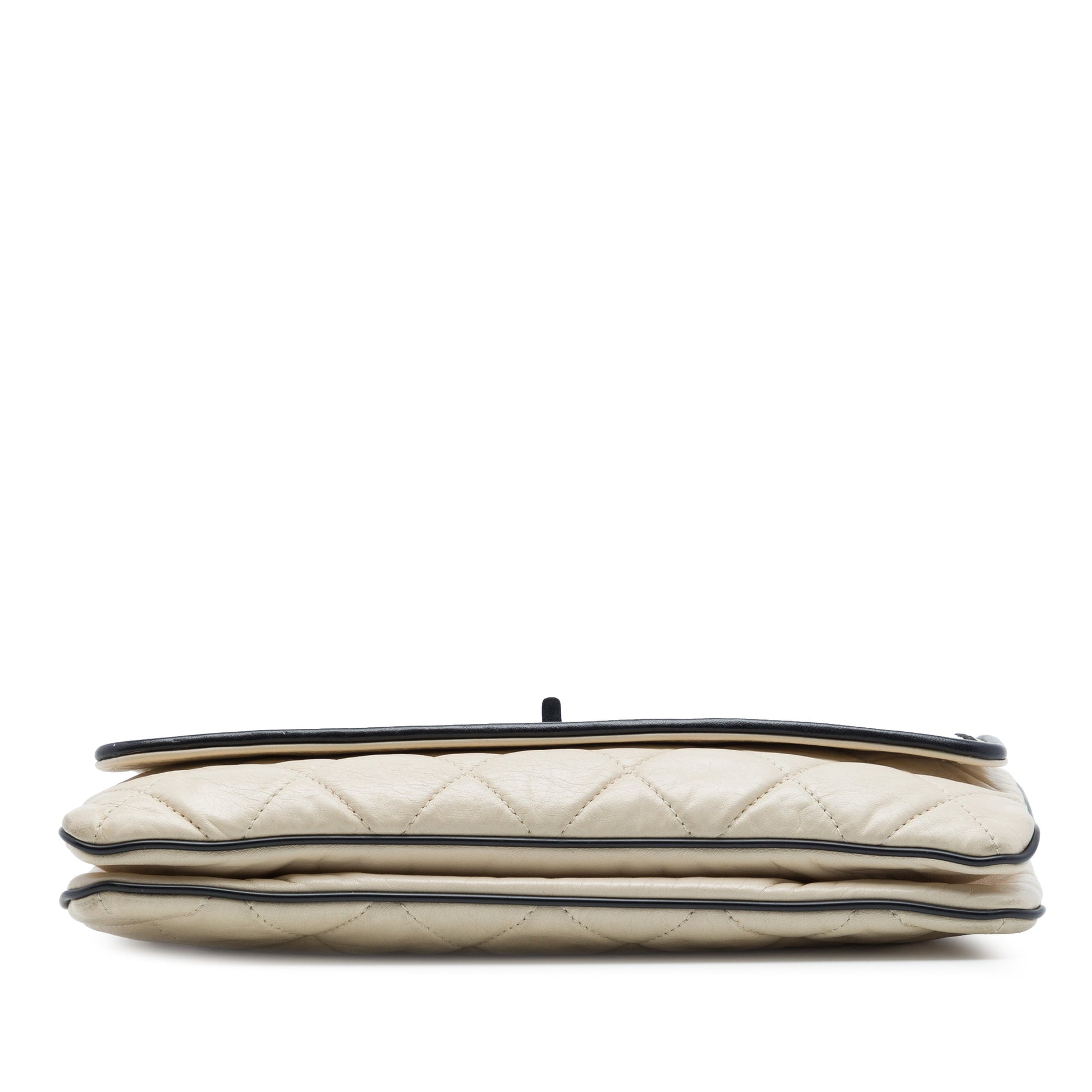 Chanel Quilted Aged Lambskin Reissue 2.55 East West Flap
