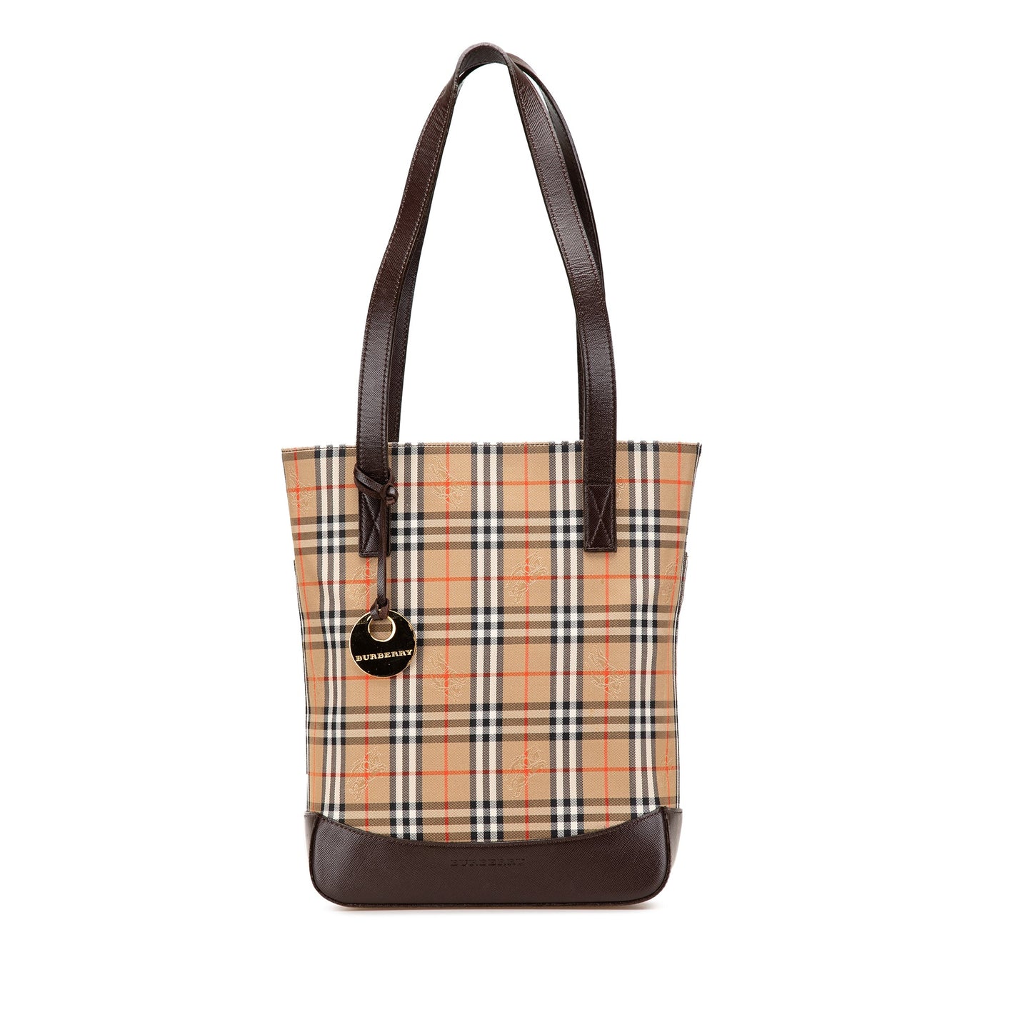 Burberry Haymarket Check Canvas Tote