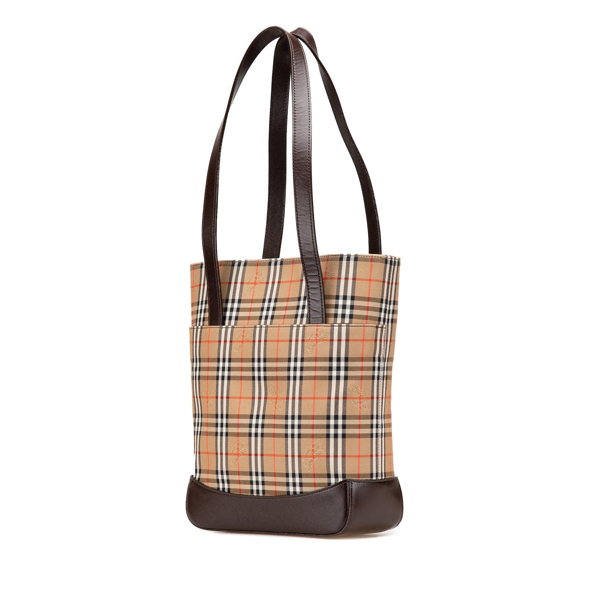 Burberry Haymarket Check Canvas Tote
