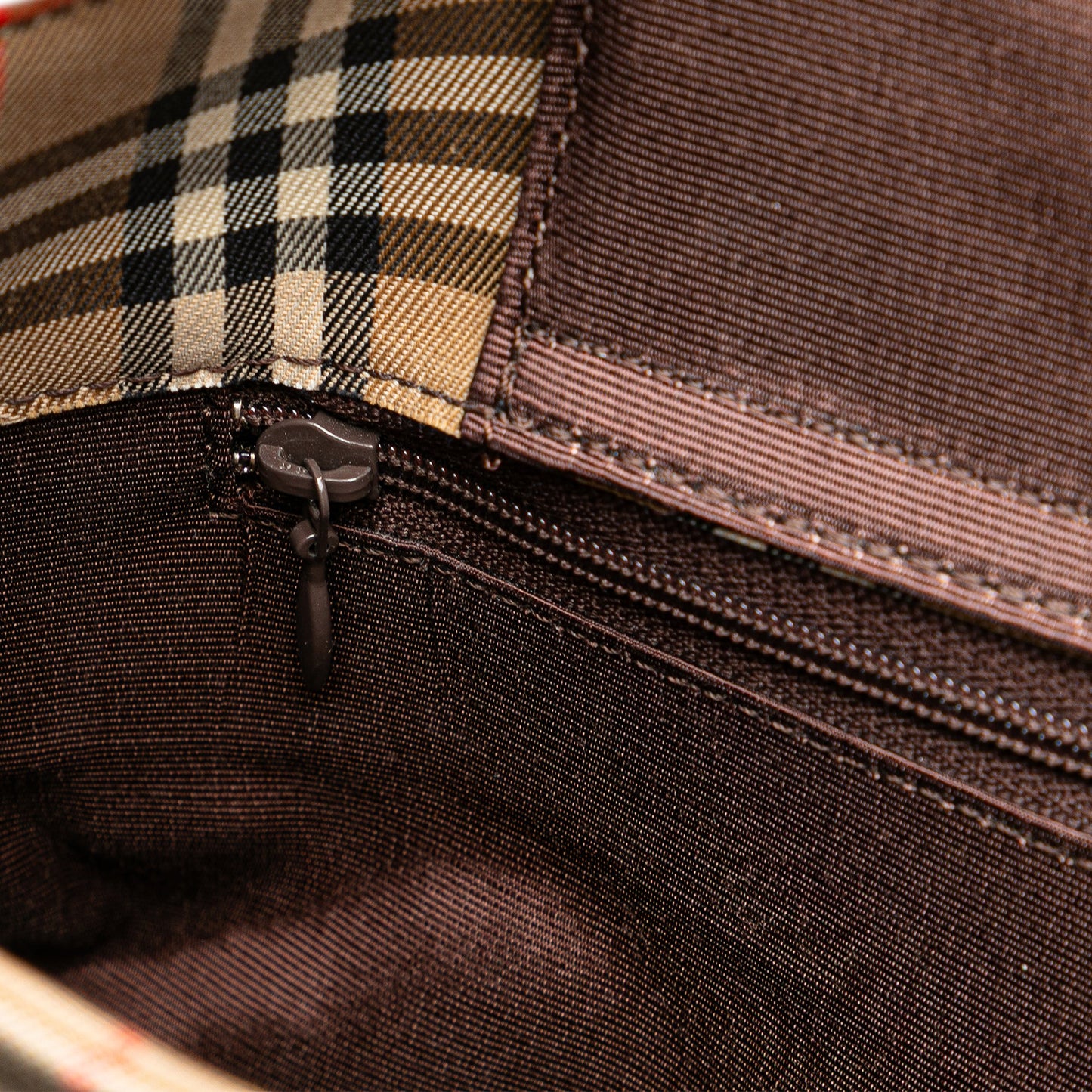 Burberry Haymarket Check Canvas Tote