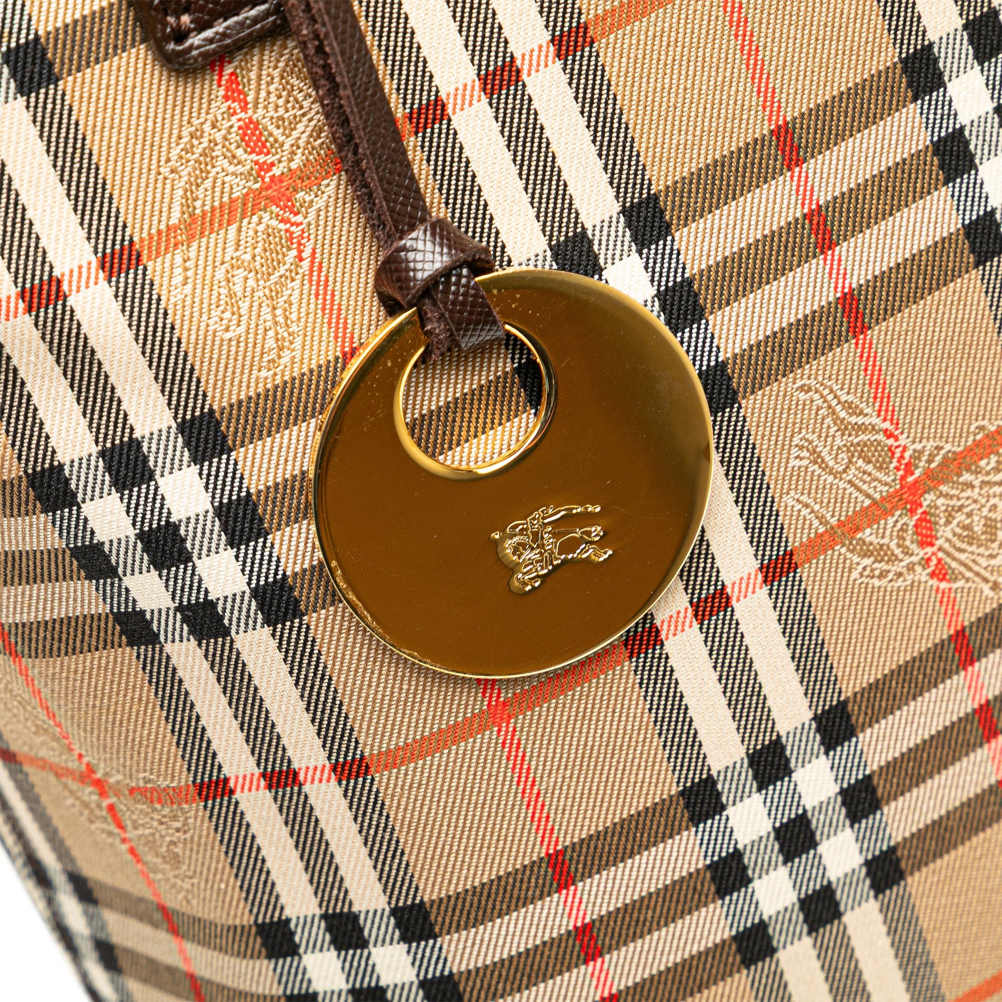 Burberry Haymarket Check Canvas Tote