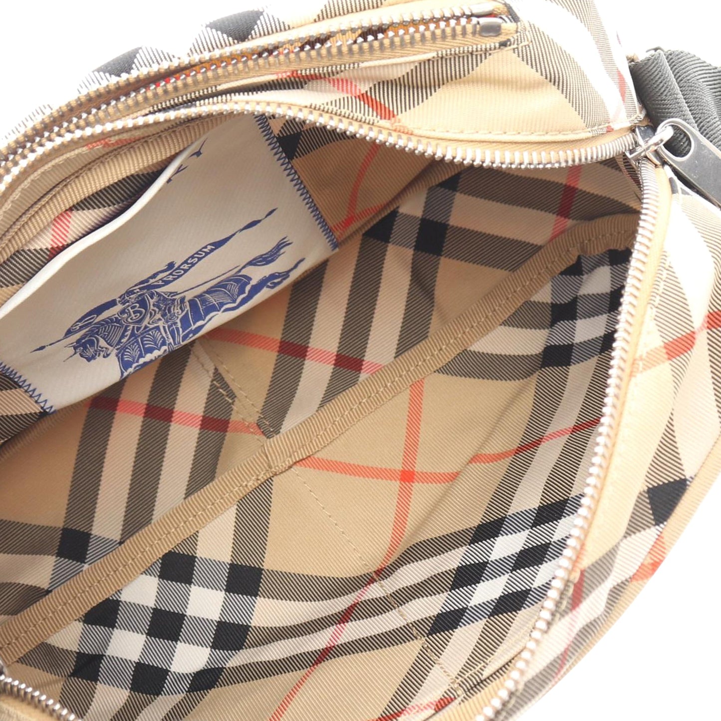 Burberry Supernova Check Canvas Crossbody