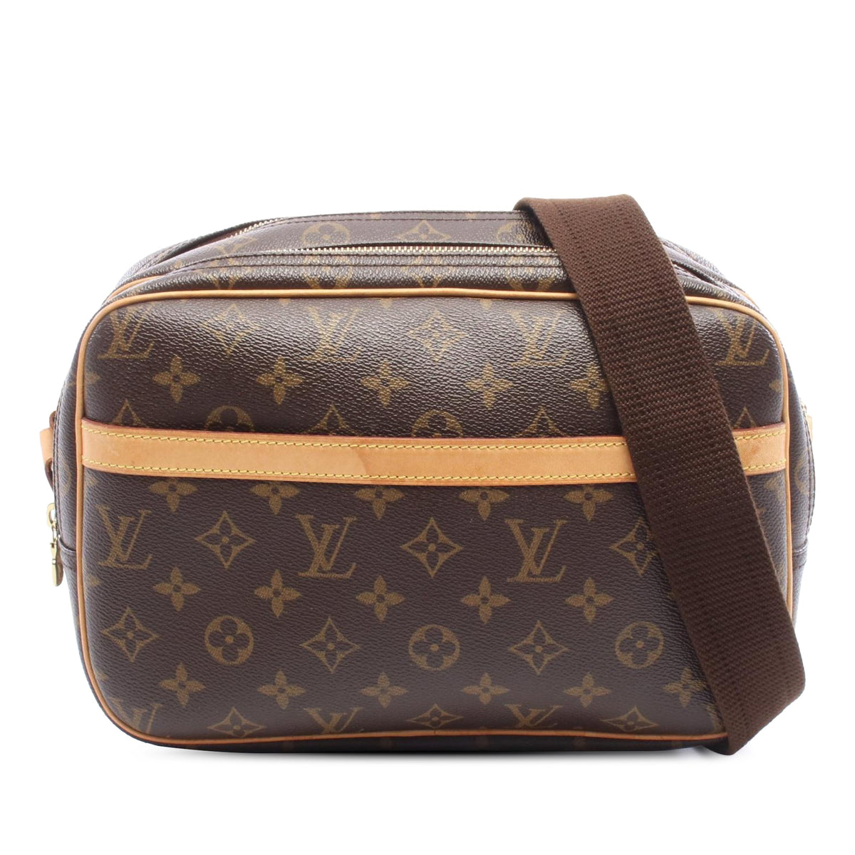 Louis Vuitton Monogram Reporter PM — Brown