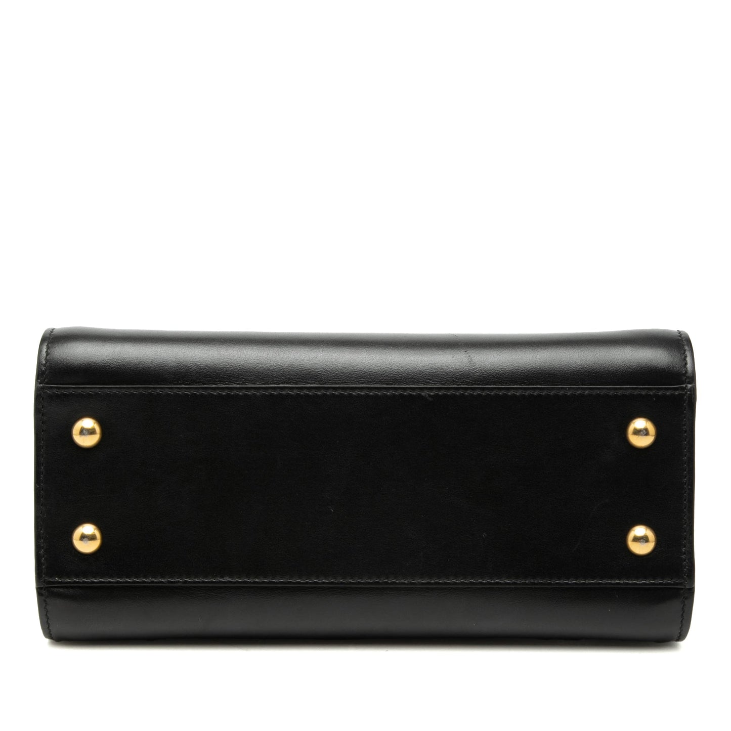 Baby Leather Monogram Cabas Satchel