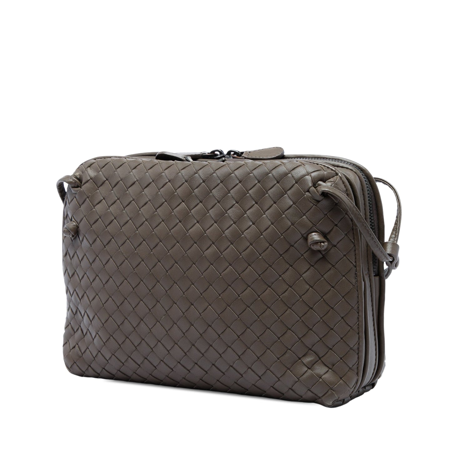 Bottega Veneta Nappa Intrecciato Nodini Crossbody