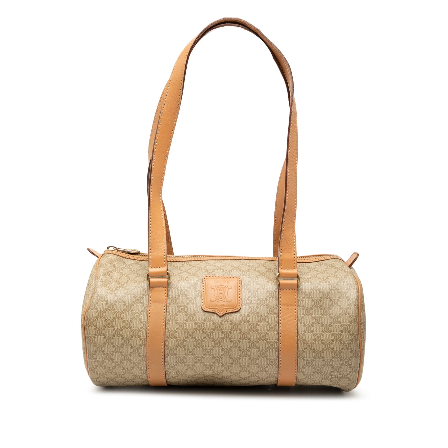 Celine Macadam Coated Canvas Shoulder Bag