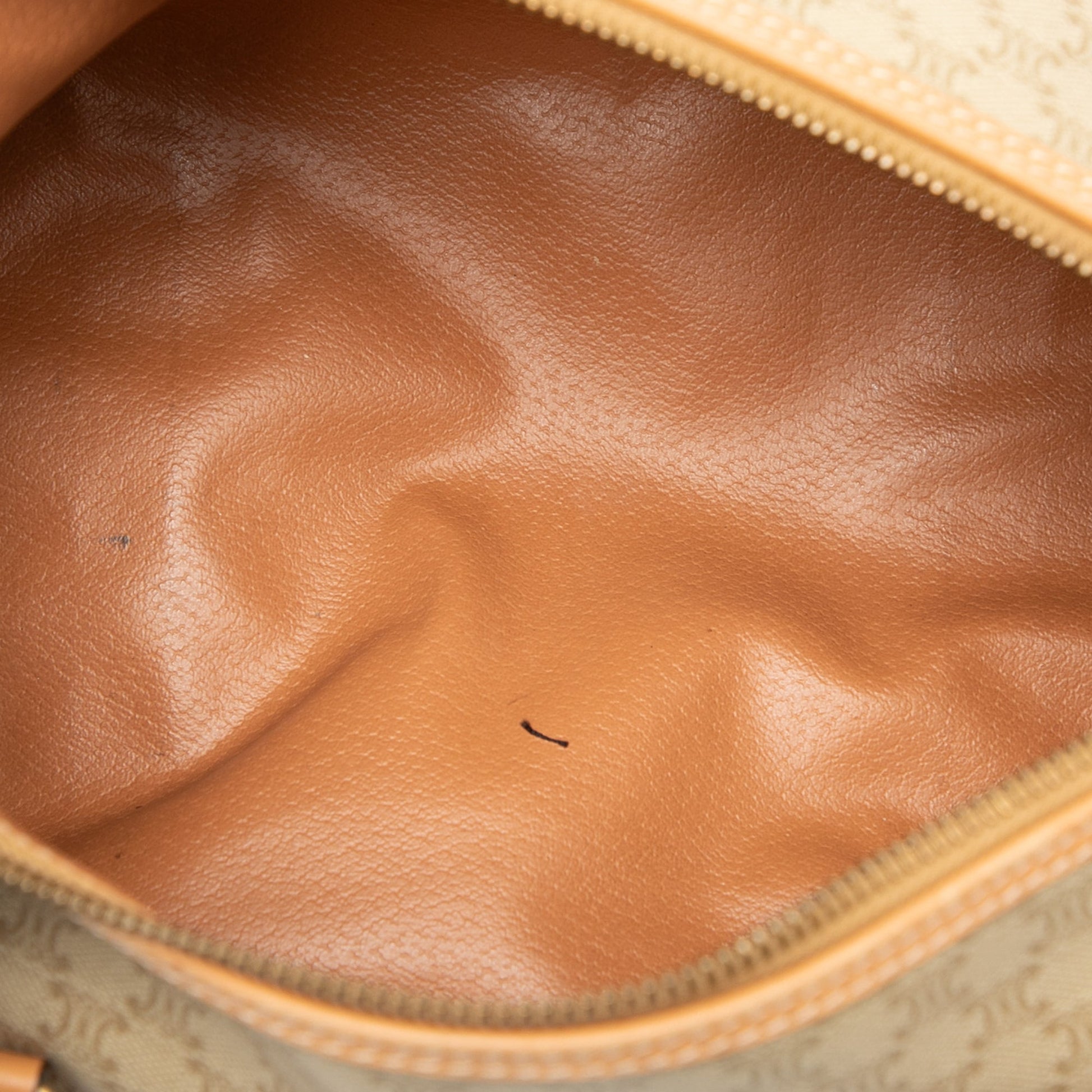 Celine Macadam Coated Canvas Shoulder Bag
