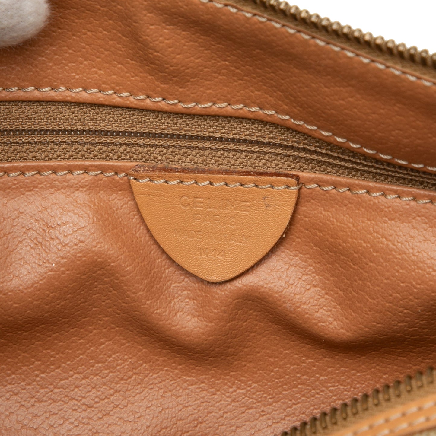 Celine Macadam Coated Canvas Shoulder Bag