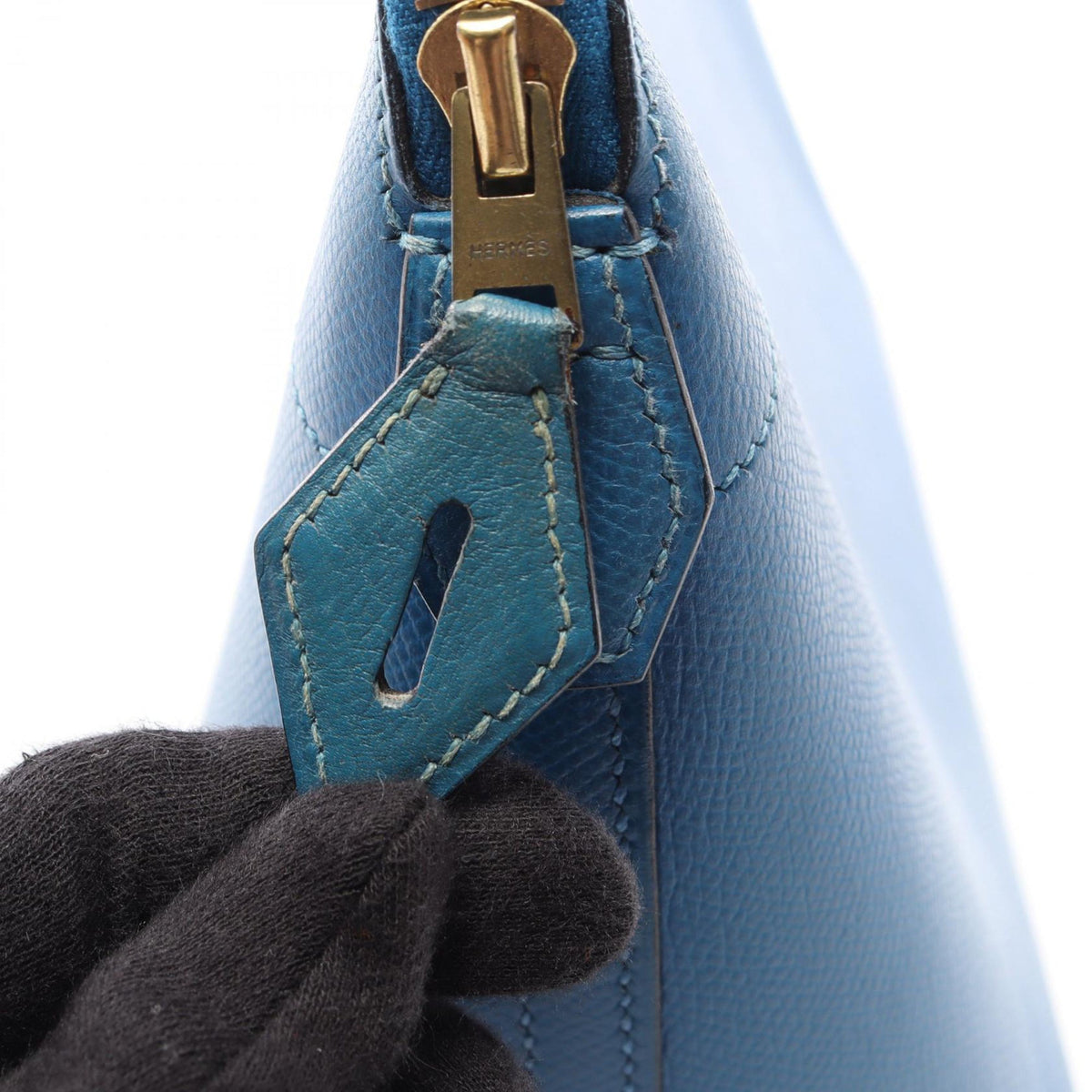 Hermès Courchevel Bolide 35 — Blue