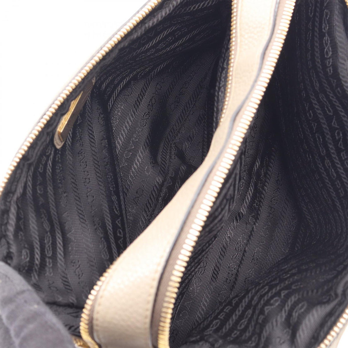 Prada Vitello Daino Double Zip Camara Bag