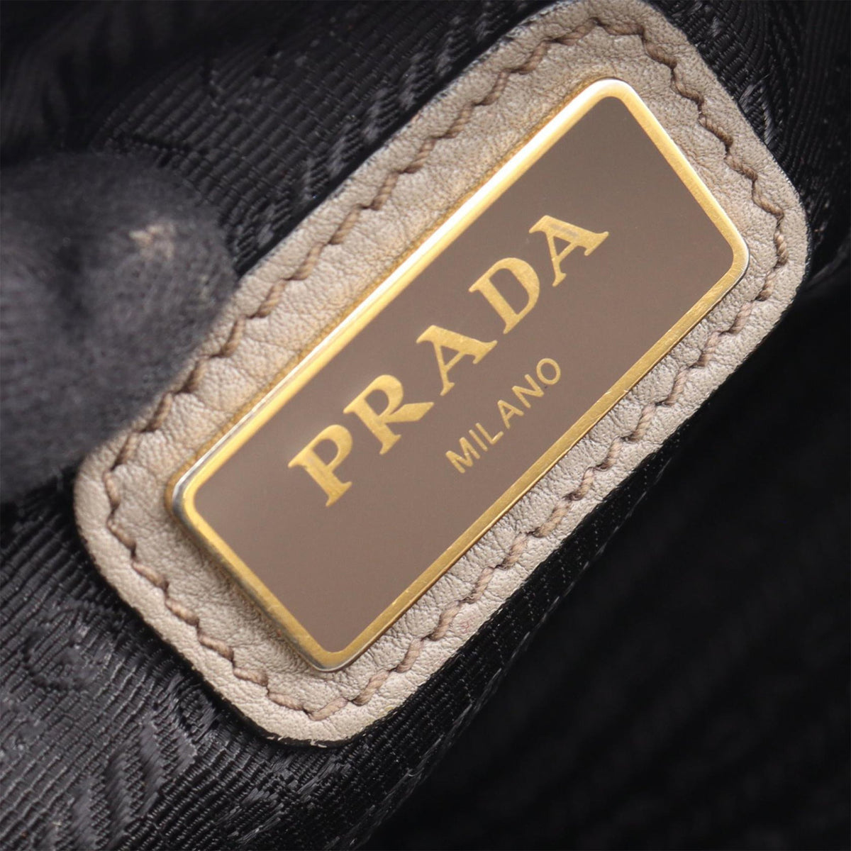 Prada Vitello Daino Double Zip Camara Bag