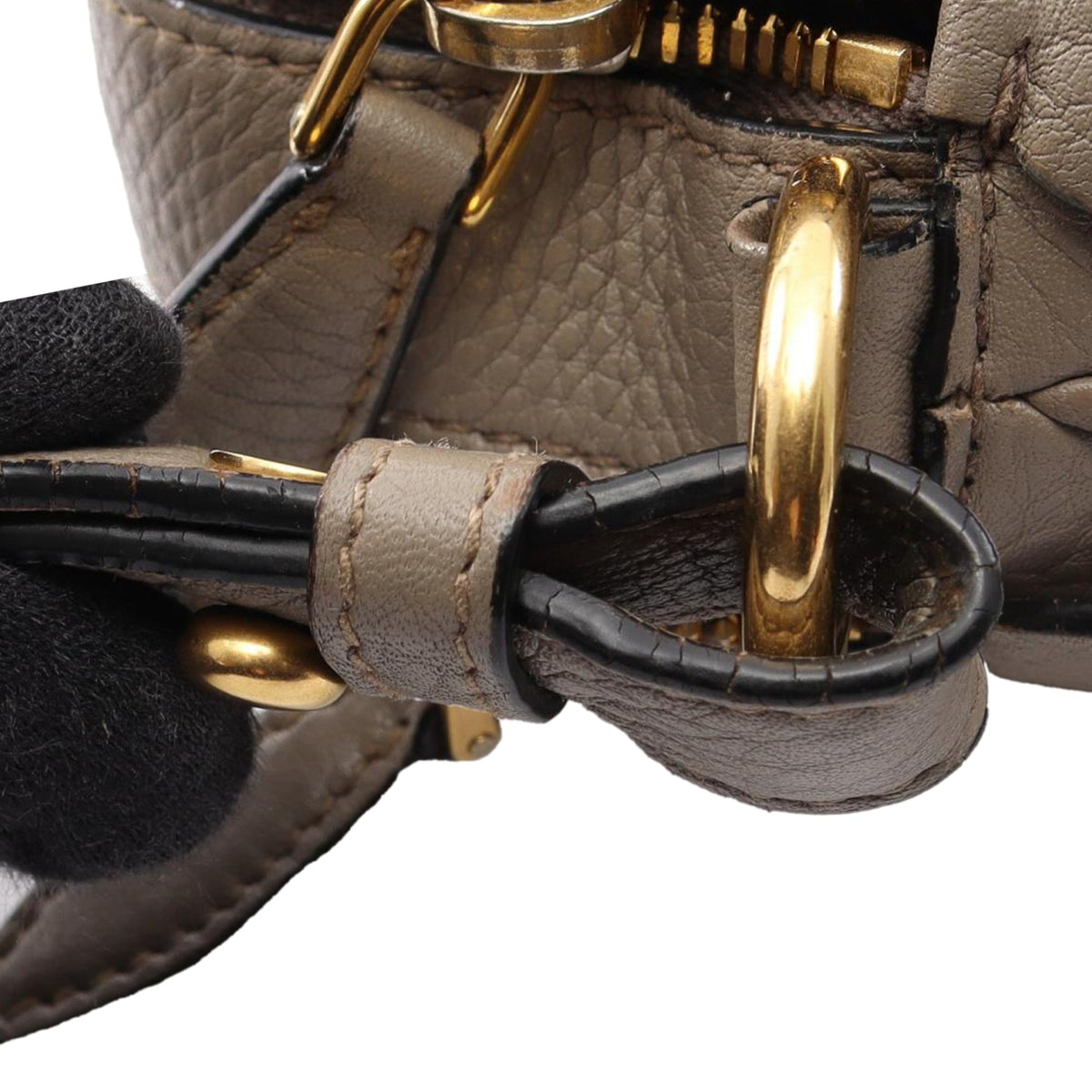 Prada Vitello Daino Double Zip Camara Bag