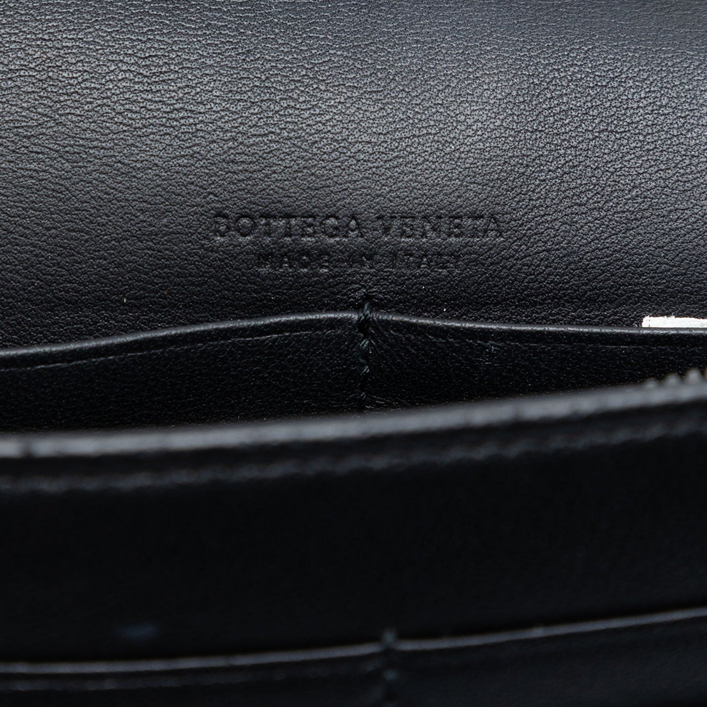 Bottega Veneta Leather Studded Wallet on Chain