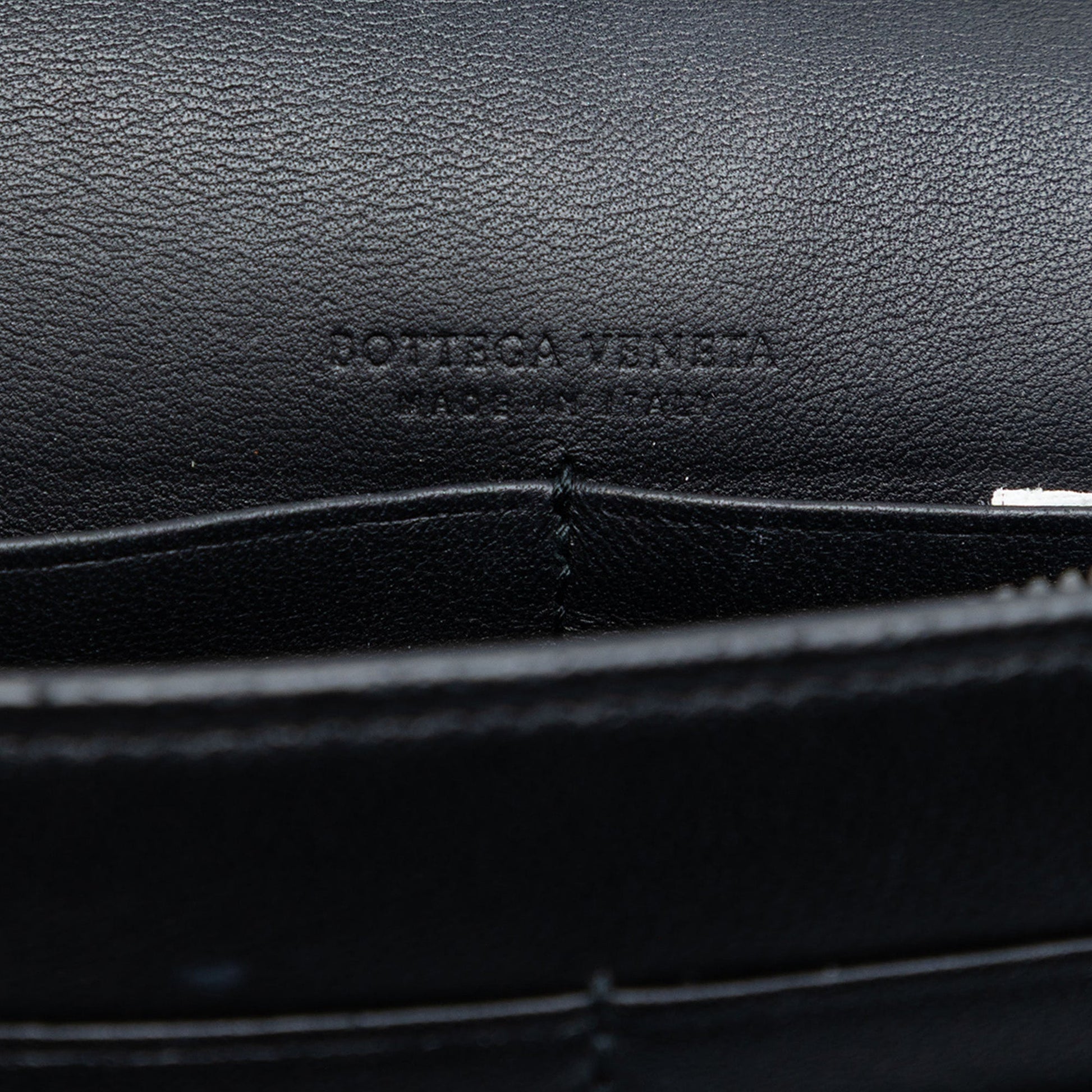 Bottega Veneta Leather Studded Wallet on Chain