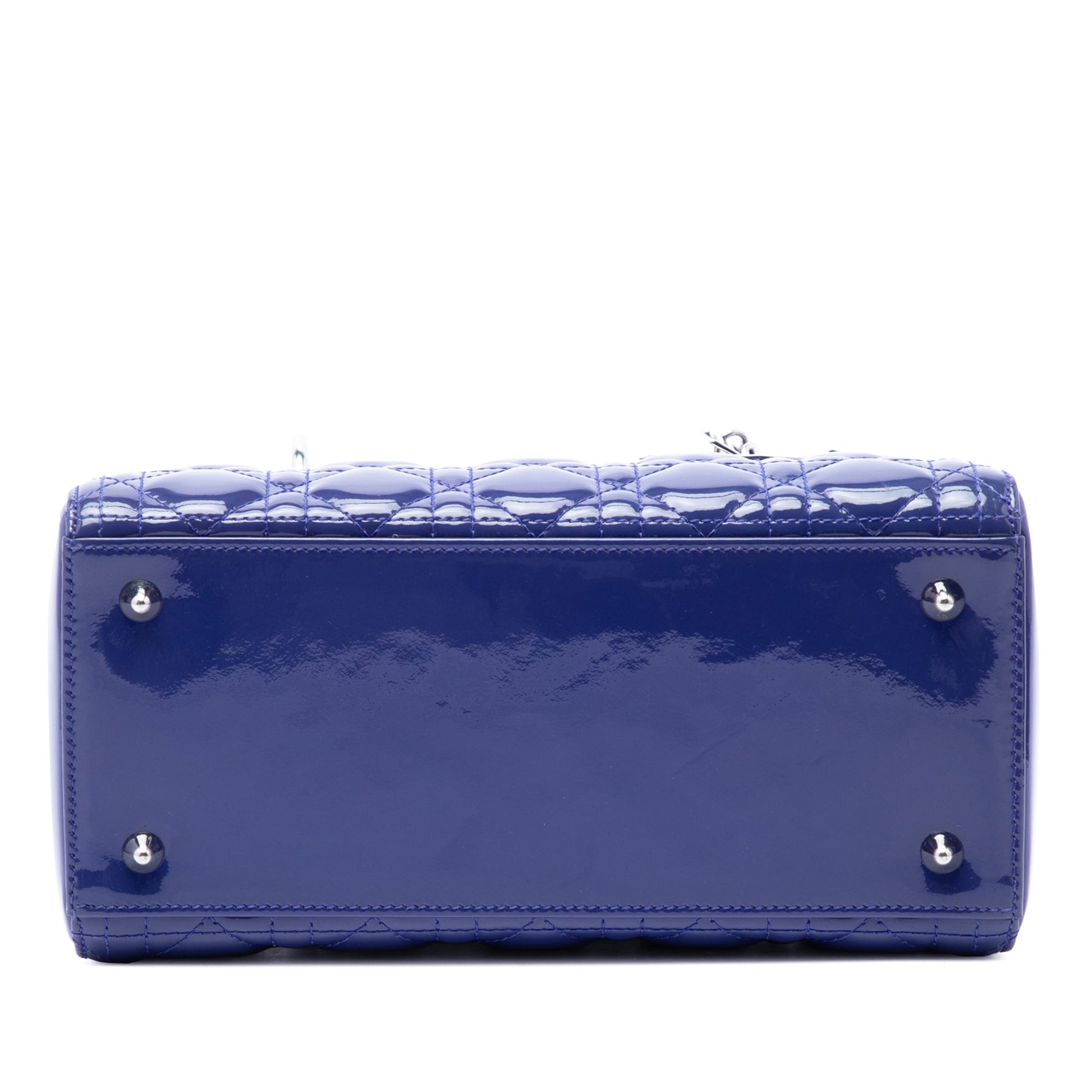 Dior Medium Patent Cannage Lady Dior