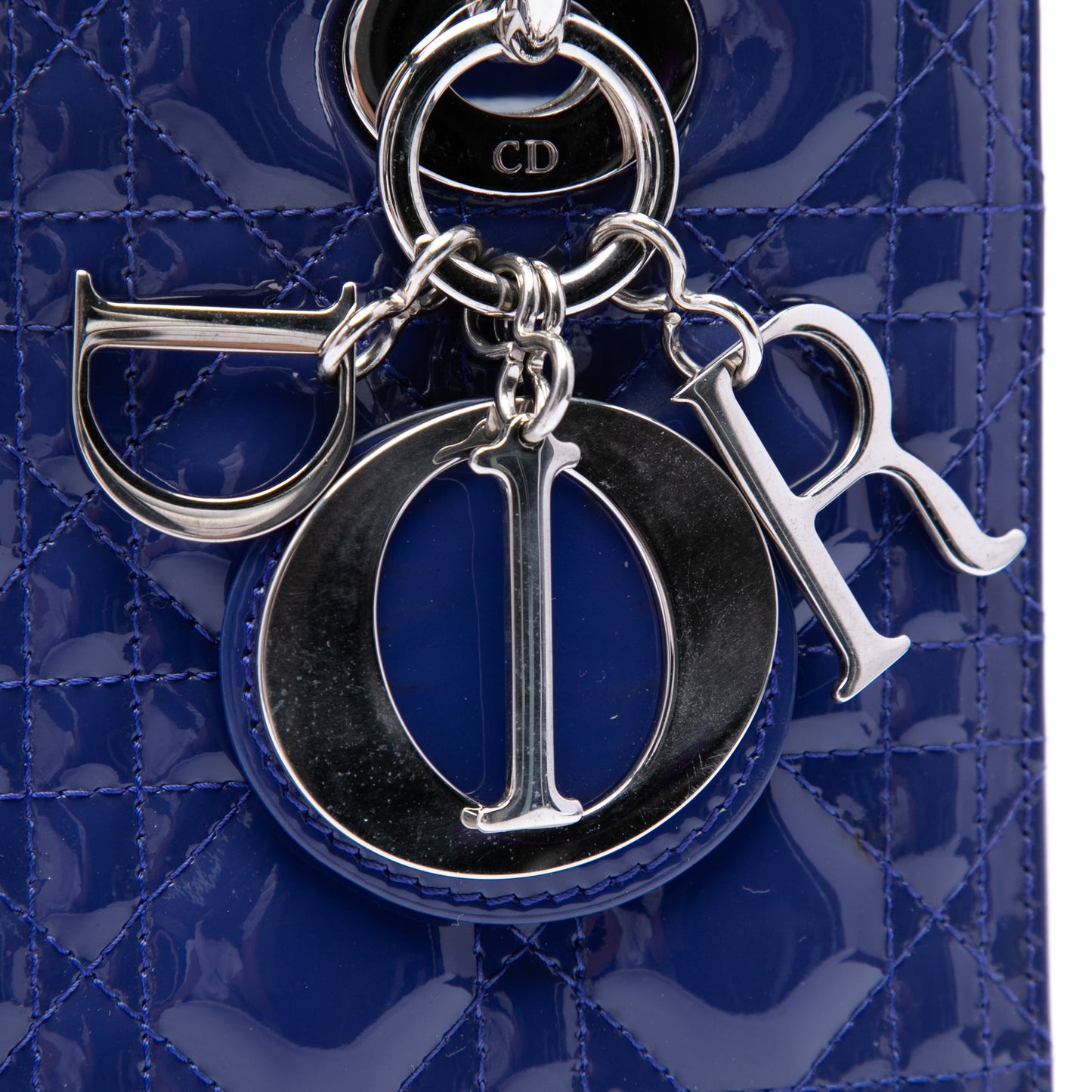 Dior Medium Patent Cannage Lady Dior