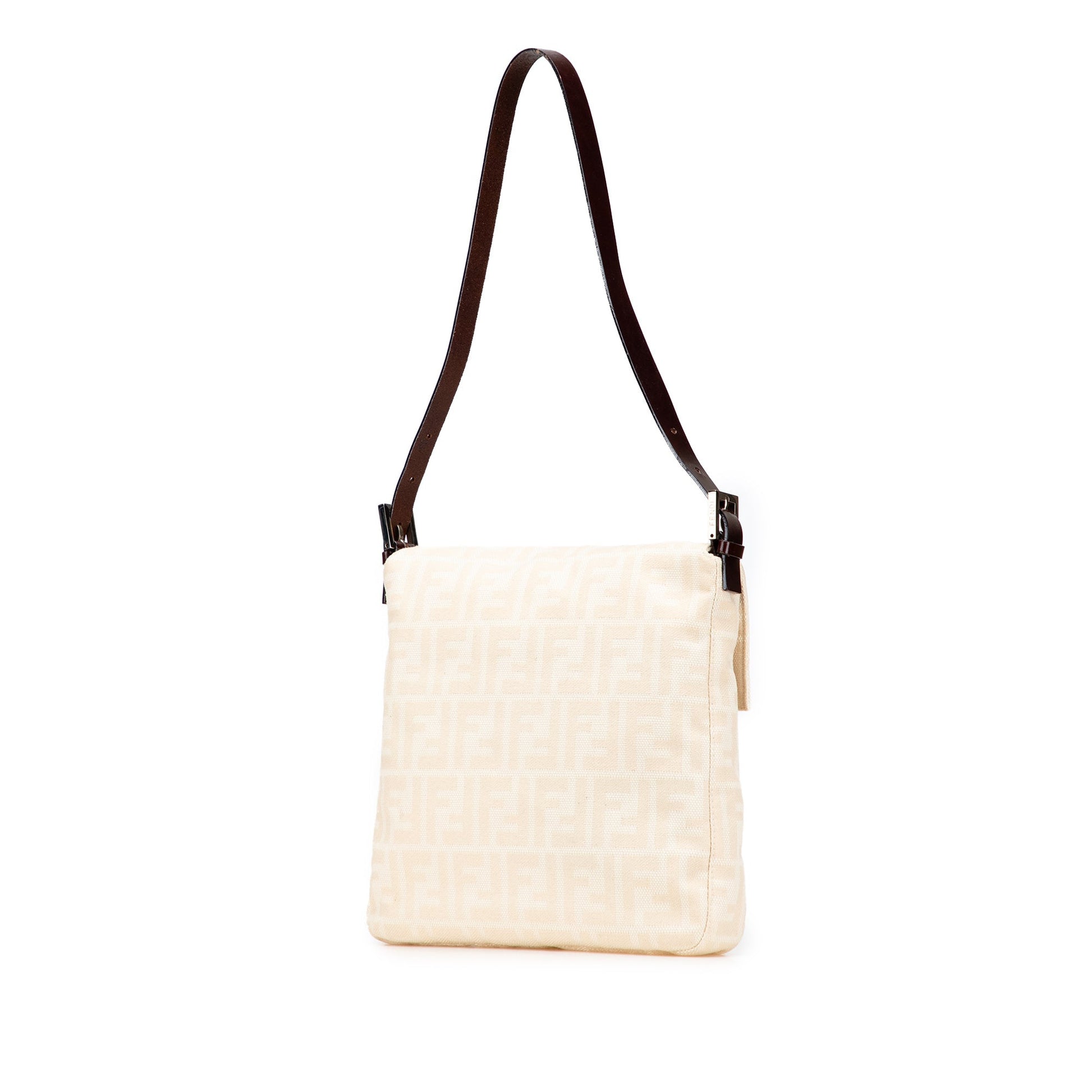 Fendi Zucca Canvas Shoulder Bag