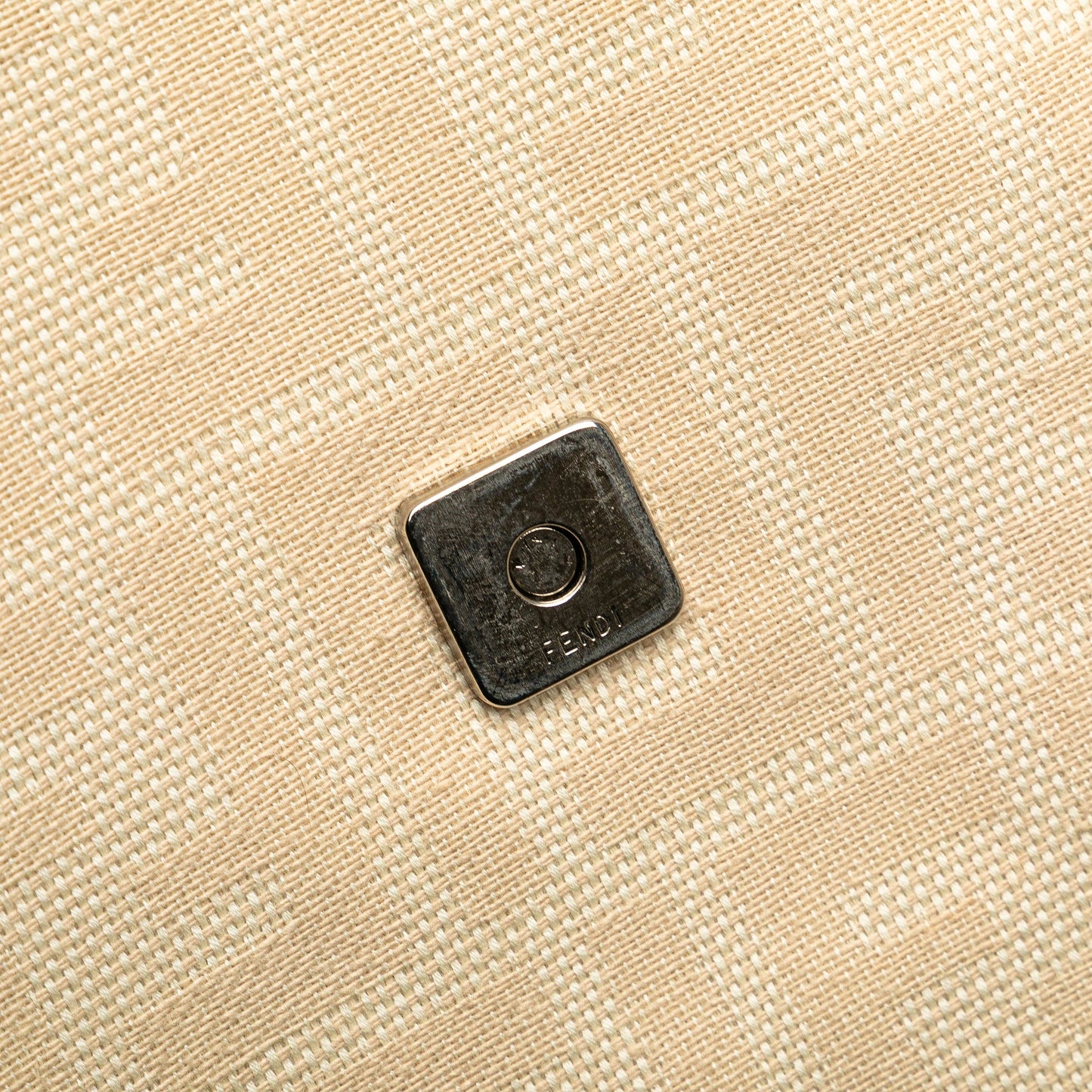 Fendi Zucca Canvas Shoulder Bag