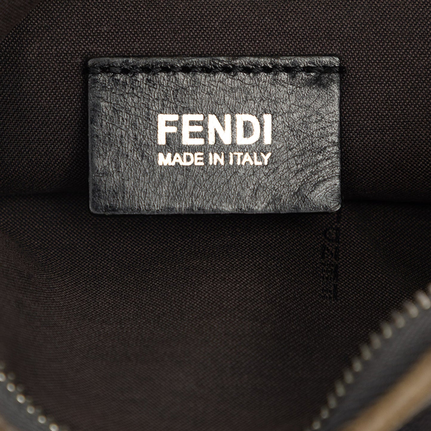 Fendi Zucca Spalmati Flat Messenger Bag